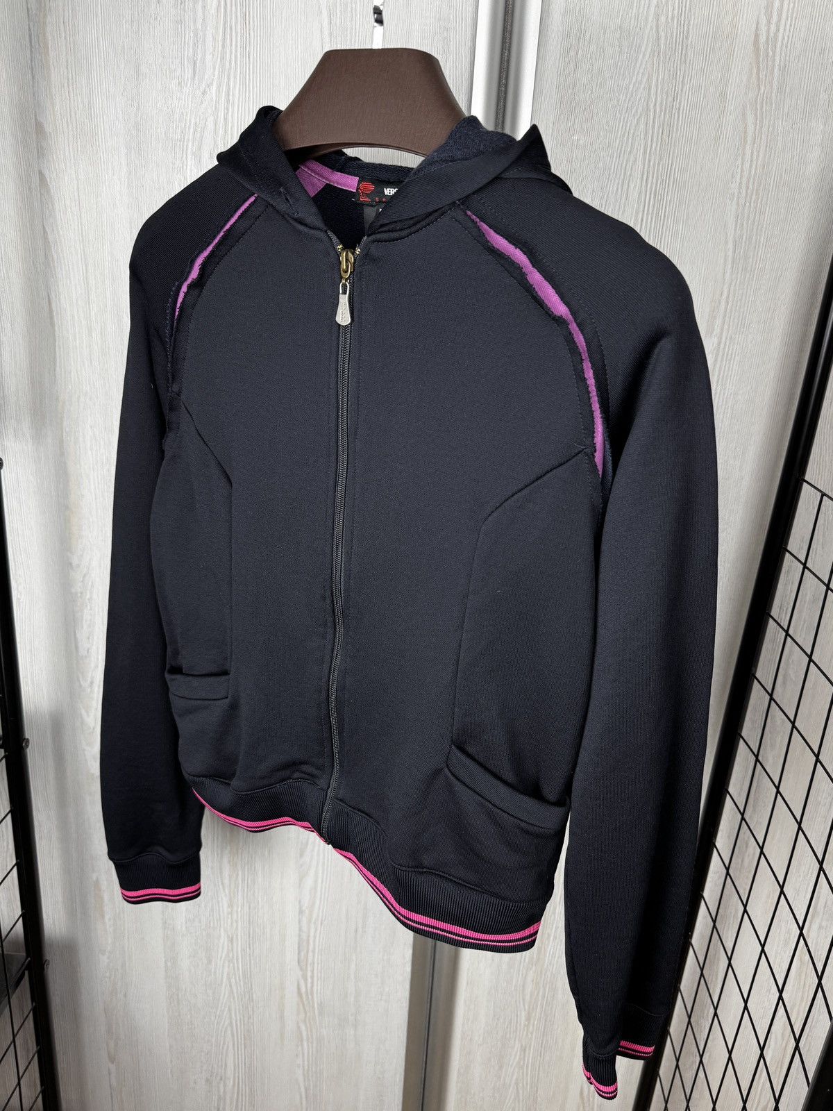 Versace Versace Sport Full Zip Hoodie Big Back Logo Womens size M Size M / US 6-8 / IT 42-44 - 8 Thumbnail