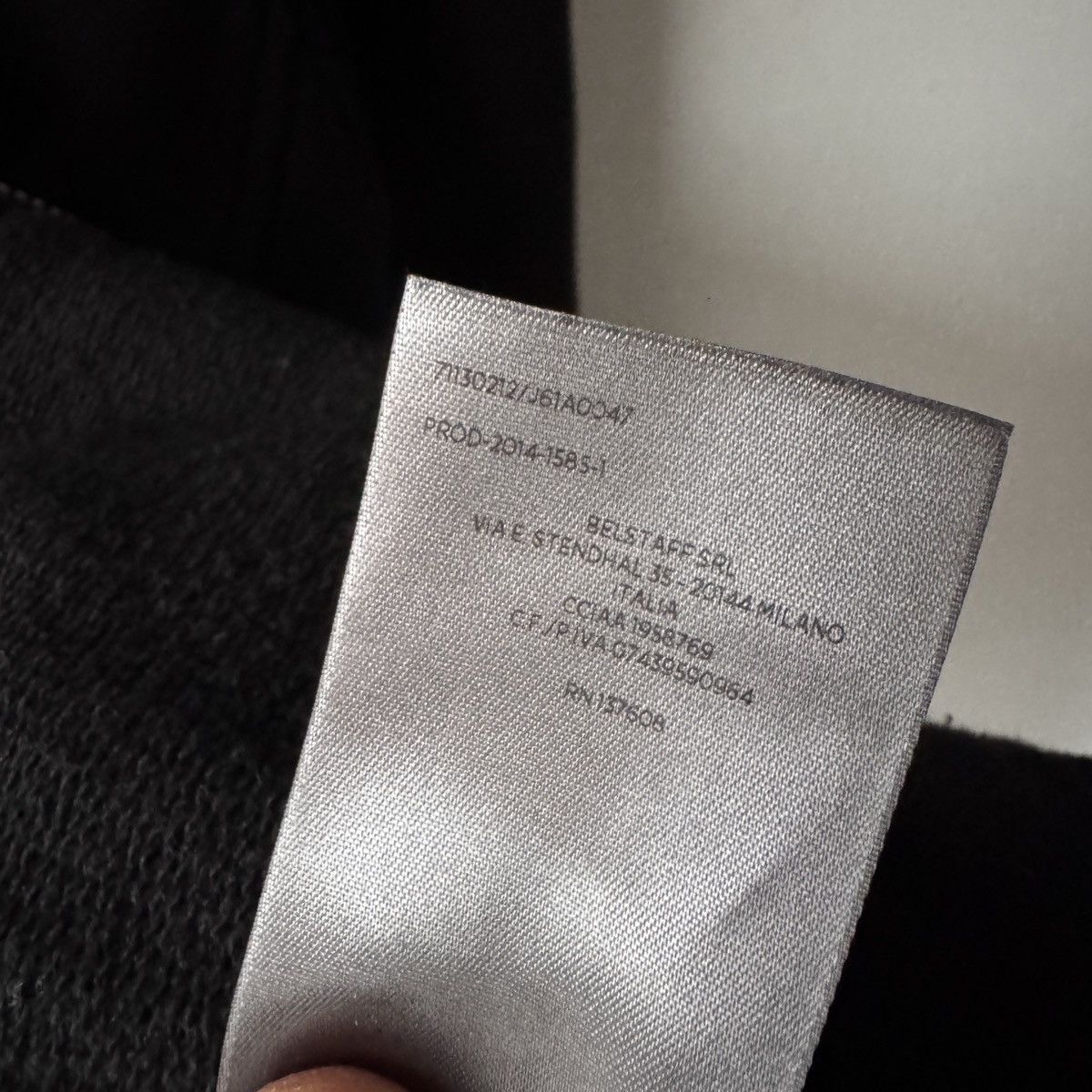 Belstaff Belstaff Black Biker-Style Hoodie Zip-Up Sweatshirt Size US M / EU 48-50 / 2 - 12 Thumbnail
