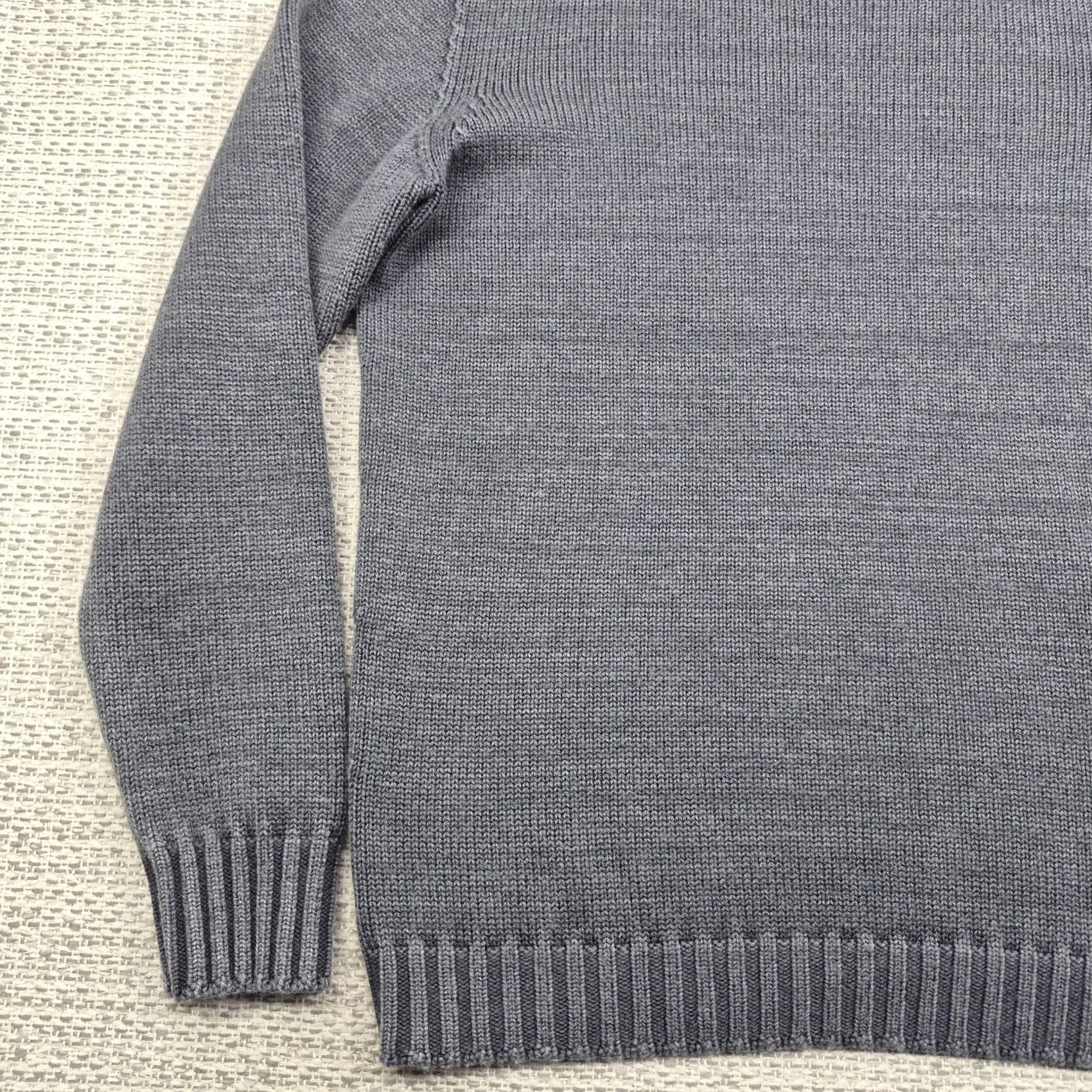 Drumohr Drumohr Sweater Mens Medium Gray Merino Wool Crewneck Pullover Made Italy Size US M / EU 48-50 / 2 - 3 Thumbnail