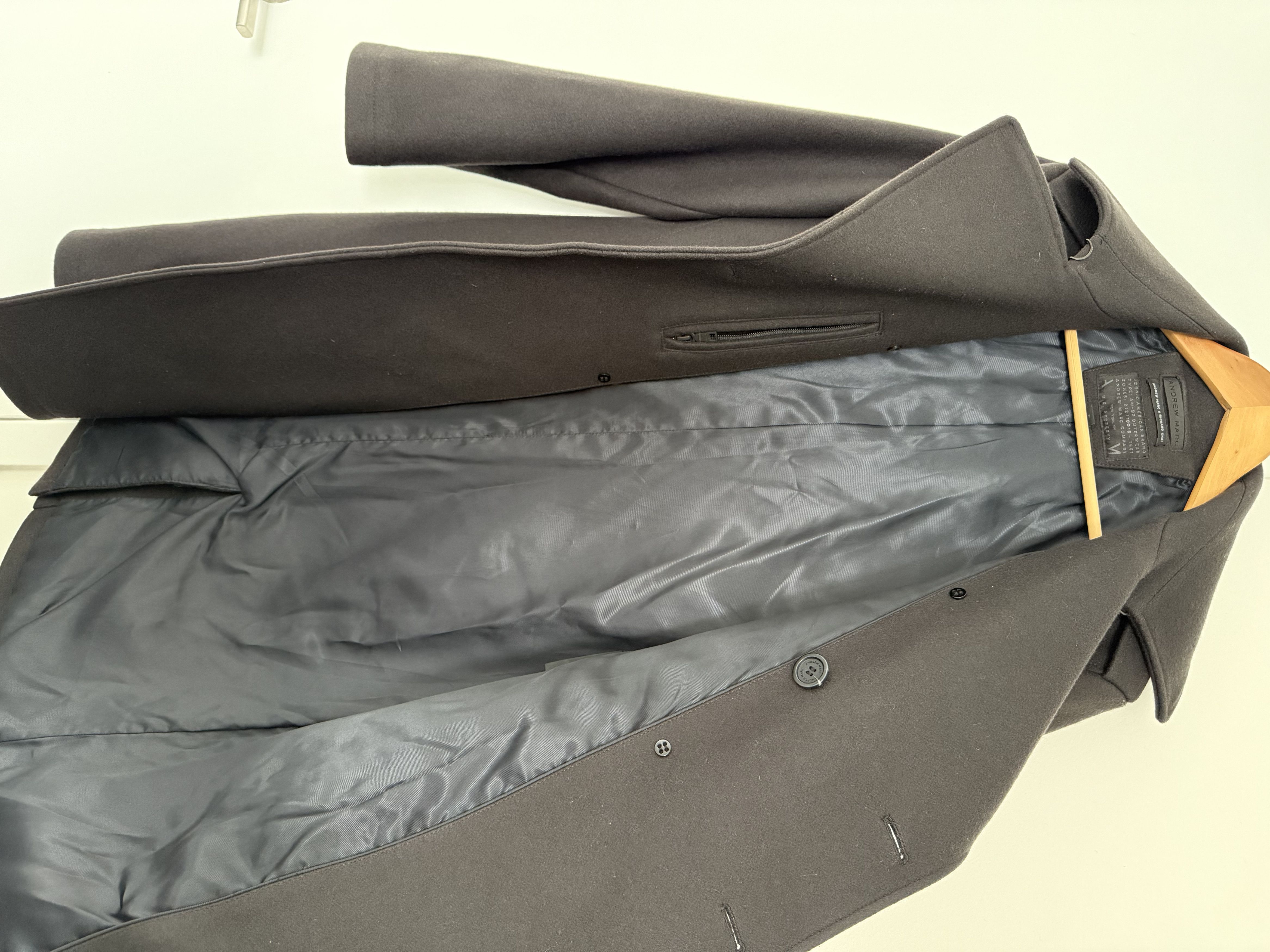 Andrew Marc Andrew Marc x Richard Chai Black Wool Coat Size US M / EU 48-50 / 2 - 3 Thumbnail