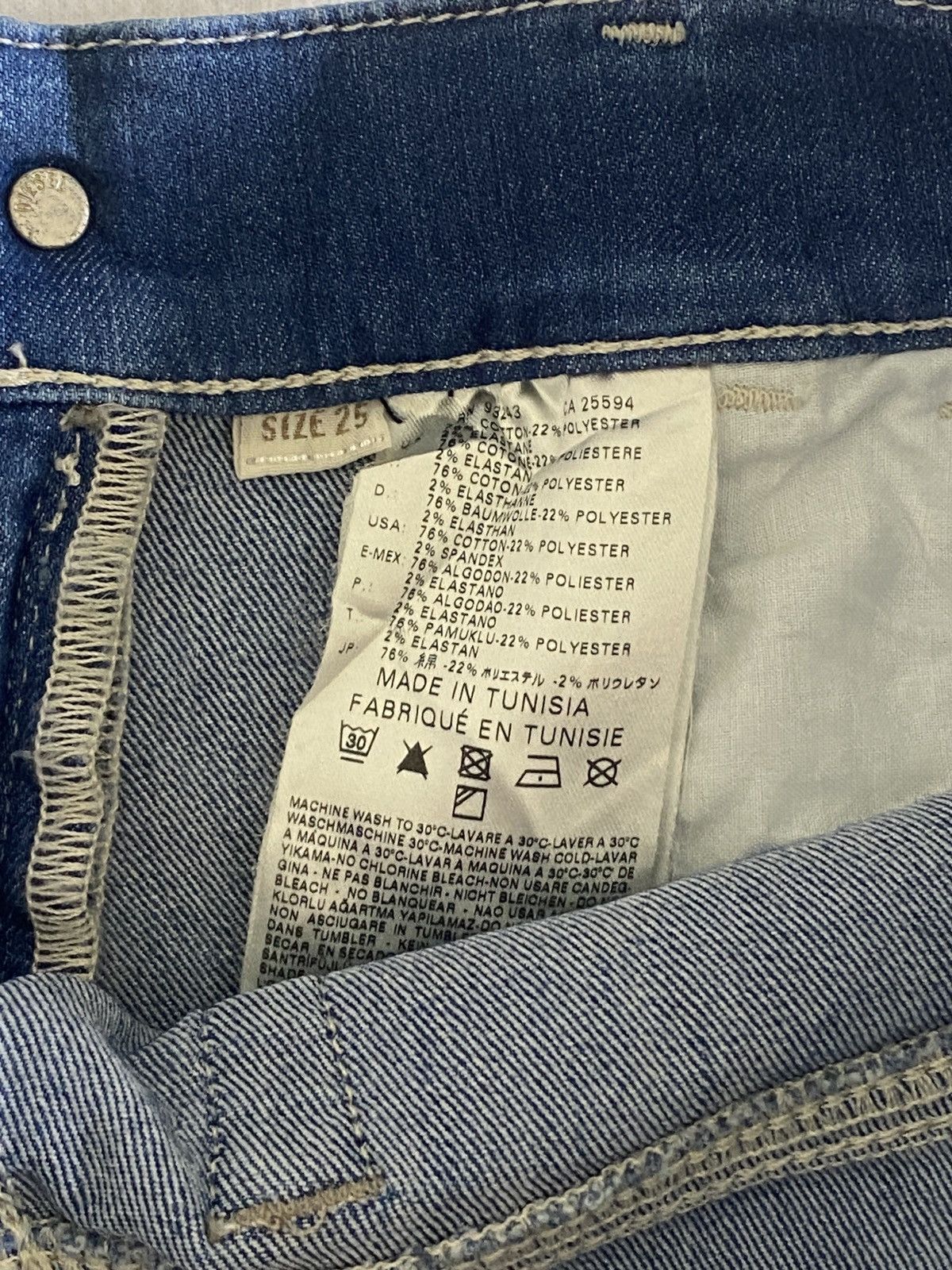 Diesel Y2K Vintage Sexy Diesel Mini Shorts Size 25" / US 0 / IT 36 - 6 Thumbnail