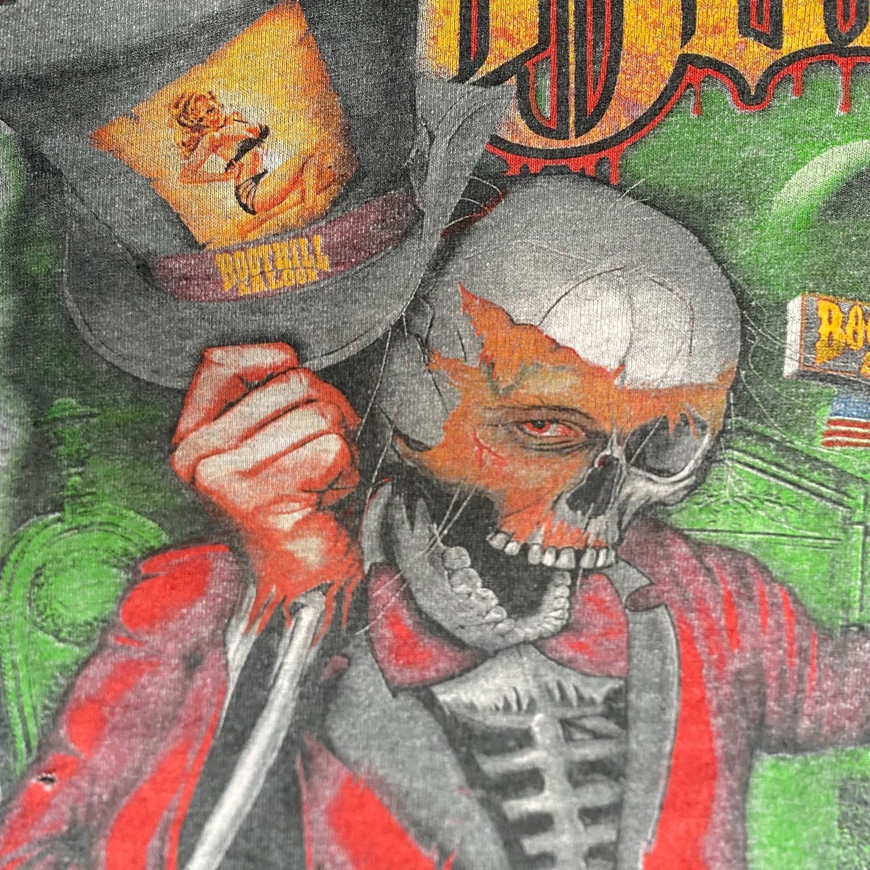 Vintage Vintage Y2K Boot Hill Saloon Shirt Motorcycle Biker Punk Tee Size US M / EU 48-50 / 2 - 4 Thumbnail
