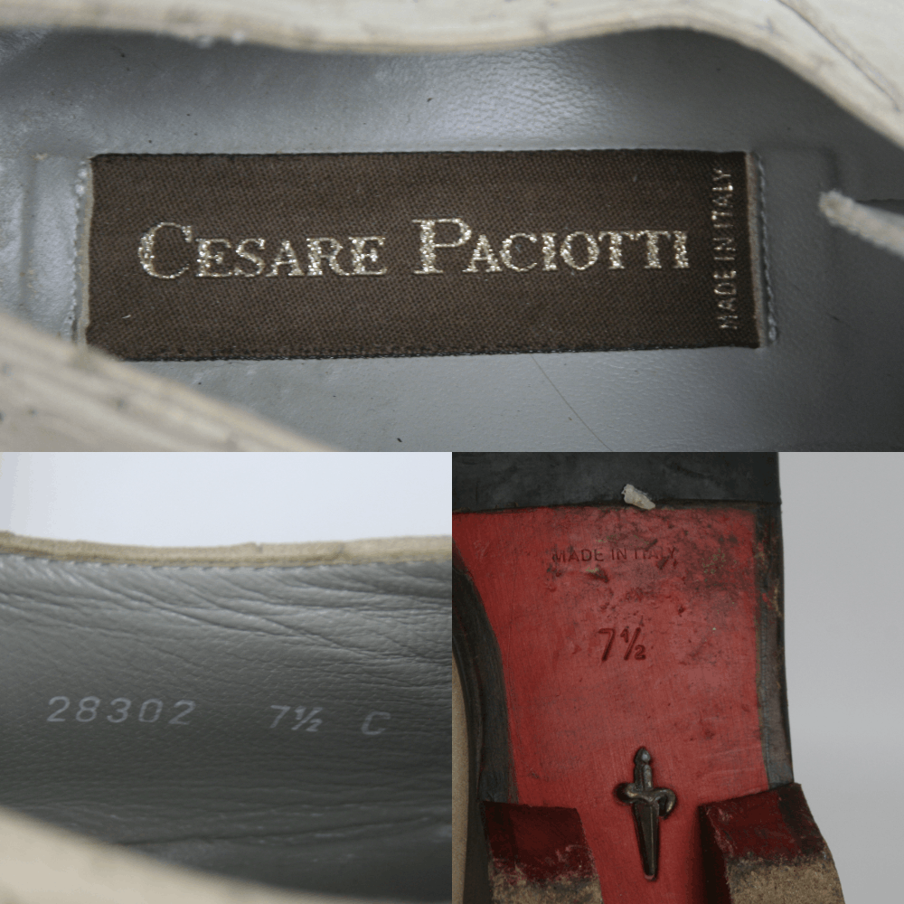 Paciotti 00S Avant Garde Leather Low Derby Vintage Size US 8.5 / EU 41-42 - 12 Thumbnail