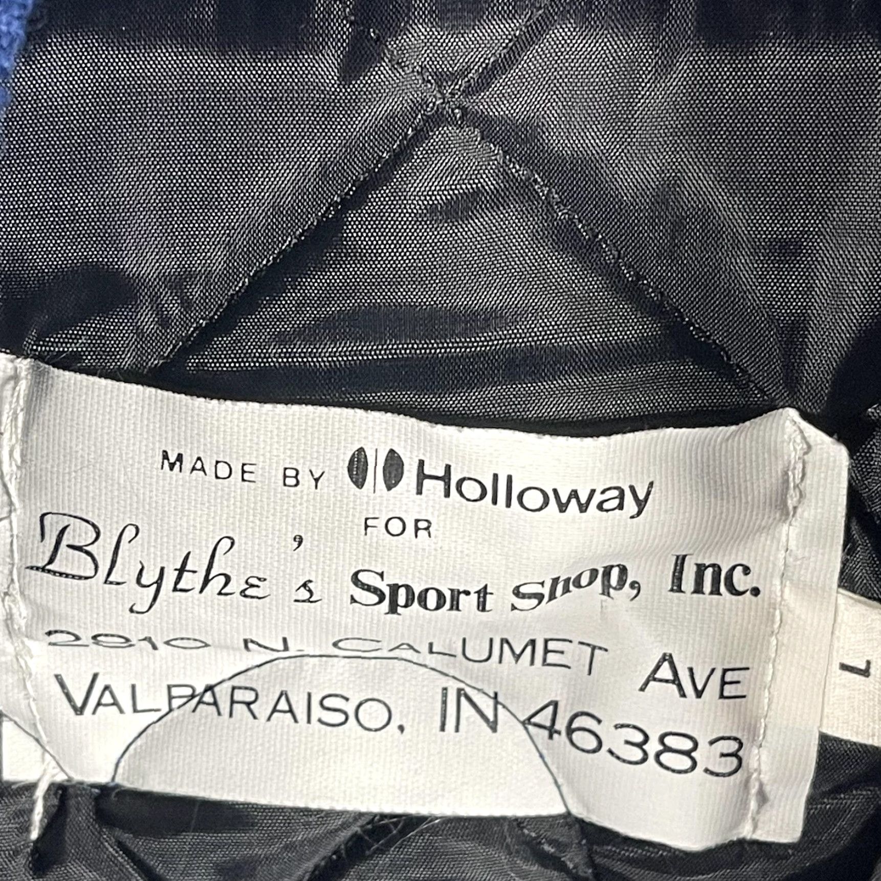 Holloway Holloway Mens Jacket L Blue Varsity 20,000 Shot Club Basketball Wool Snap Front Rib Knit Collar Cuffs Hem Size US L / EU 52-54 / 3 - 7 Thumbnail