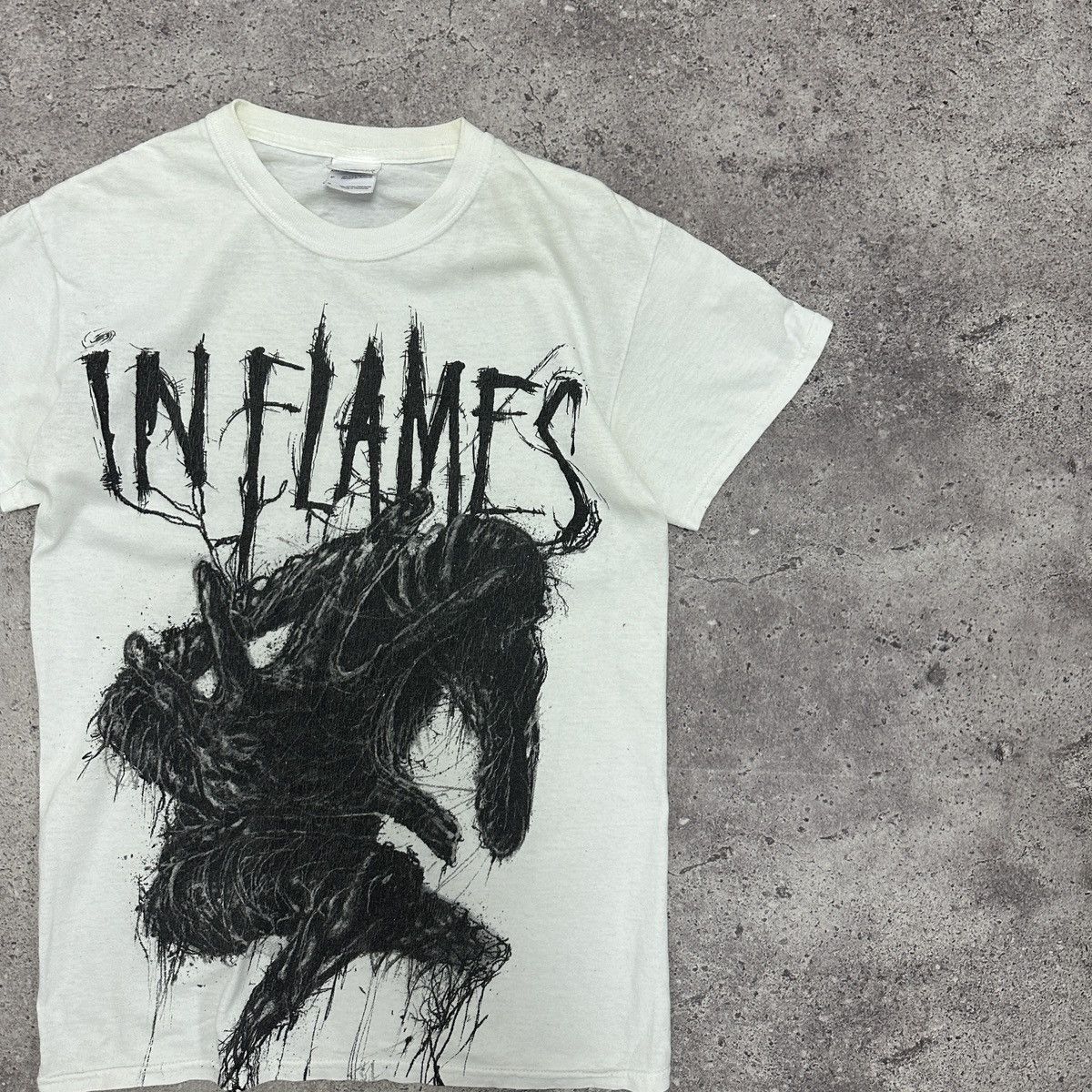 Band Tees Vintage 00s Inflames AOP horror tee y2k nightmare rock band Size US S / EU 44-46 / 1 - 2 Thumbnail
