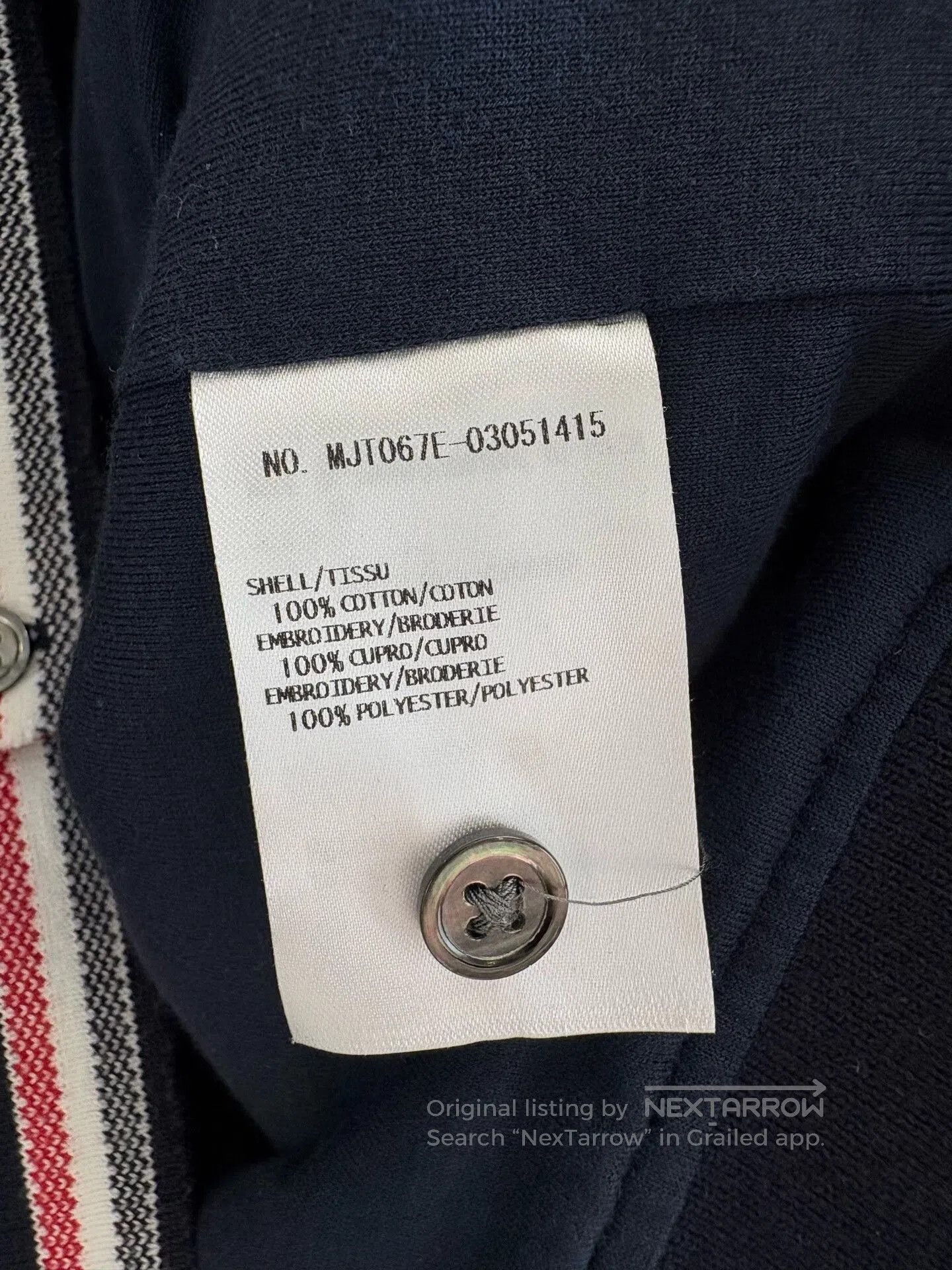 Thom Browne thom browne tb ace series zip jacket. Size US L / EU 52-54 / 3 - 4 Thumbnail