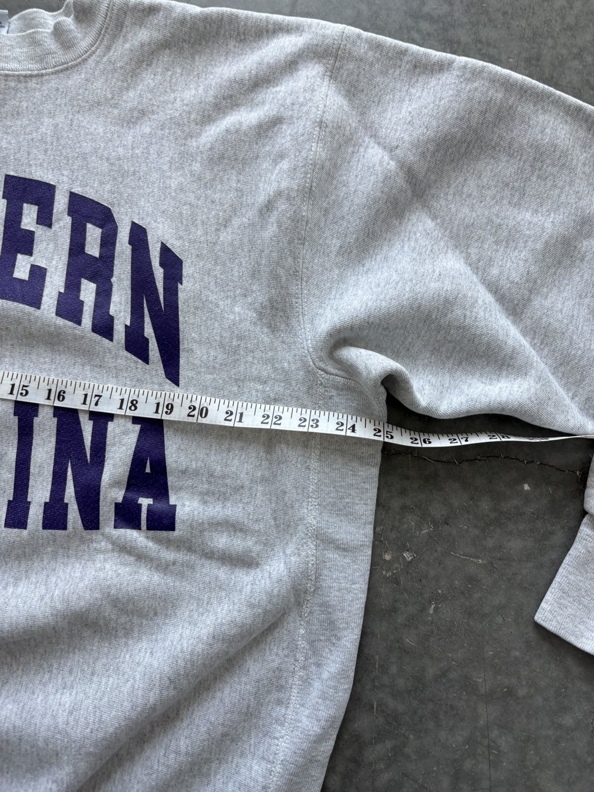 Soffe Vintage 90s Western Carolina Reverse Weave Style Sweatshirt Size US L / EU 52-54 / 3 - 12 Thumbnail
