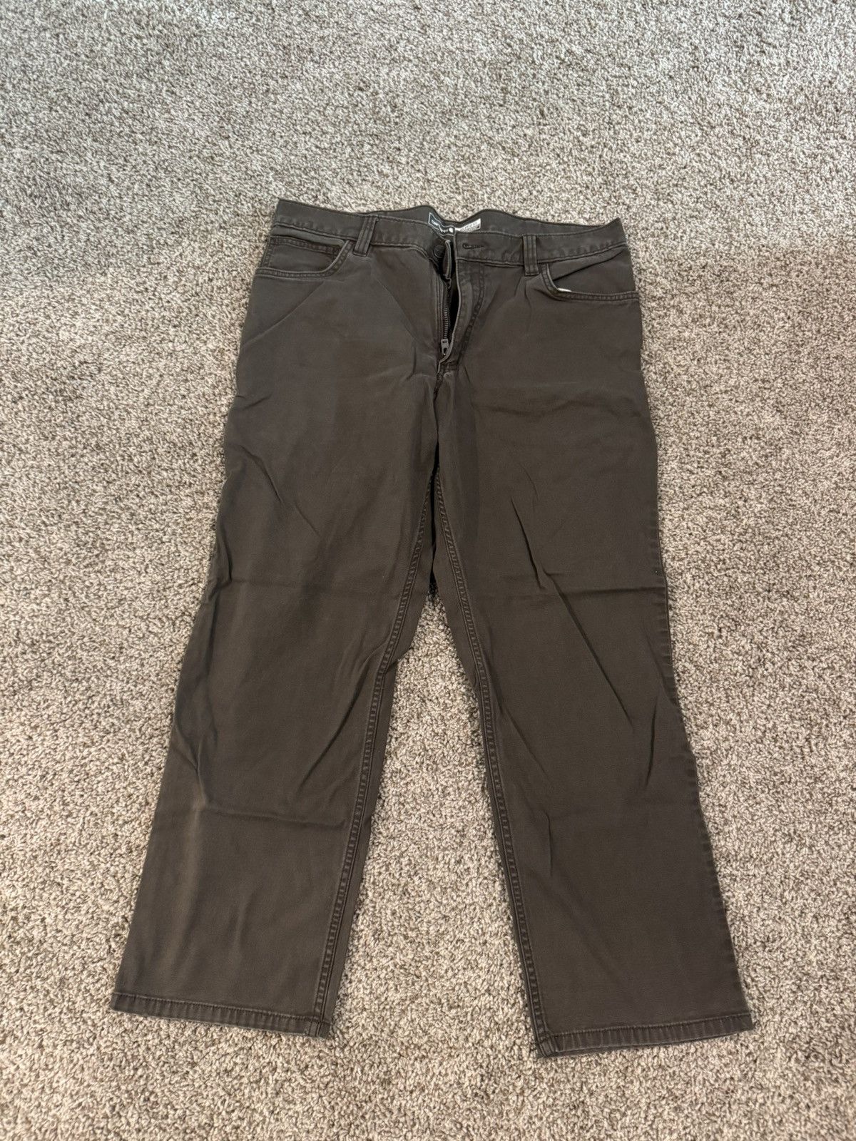 Carhartt Carhartt Relaxed Fit Work Pants – Brown – 36x30 Size US 36 / EU 52 - 1 Thumbnail