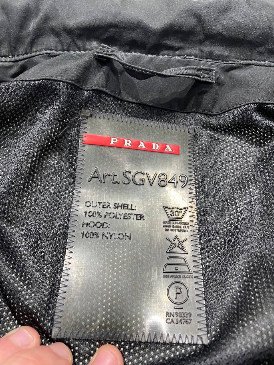 Prada Vintage Prada Wind Stopper Light Jacket Rein Coast Red Tab Size US M / EU 48-50 / 2 - 16 Thumbnail