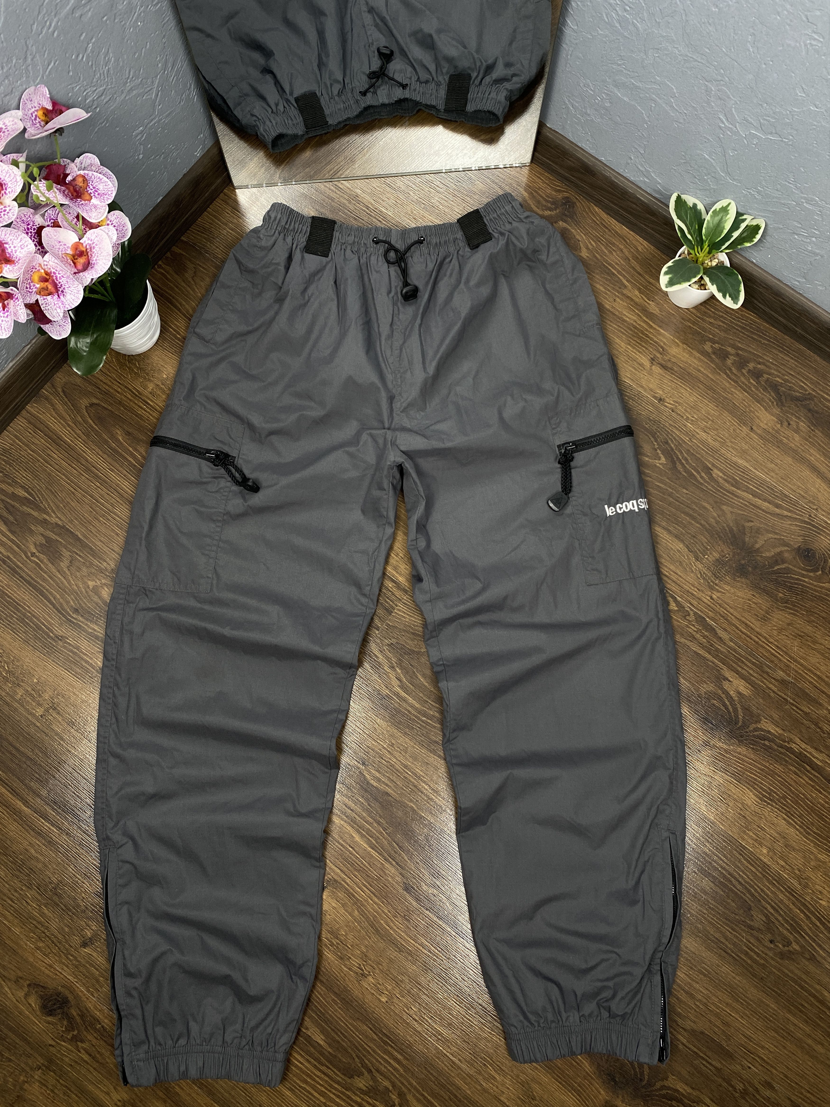 20471120 Le Coq Sportif 90s Vintage Mens Baggy Cargo Pants Size US 32 / EU 48 - 1 Thumbnail
