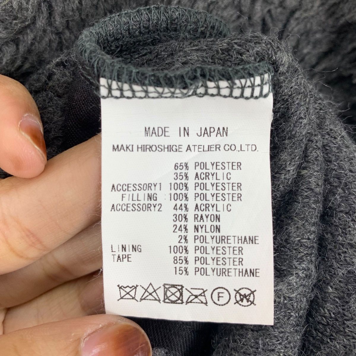 Japanese Brand × gomme GOMME HOMME Japanese Brand Designer Fleece Sweater Jacket Size US M / EU 48-50 / 2 - 5 Thumbnail