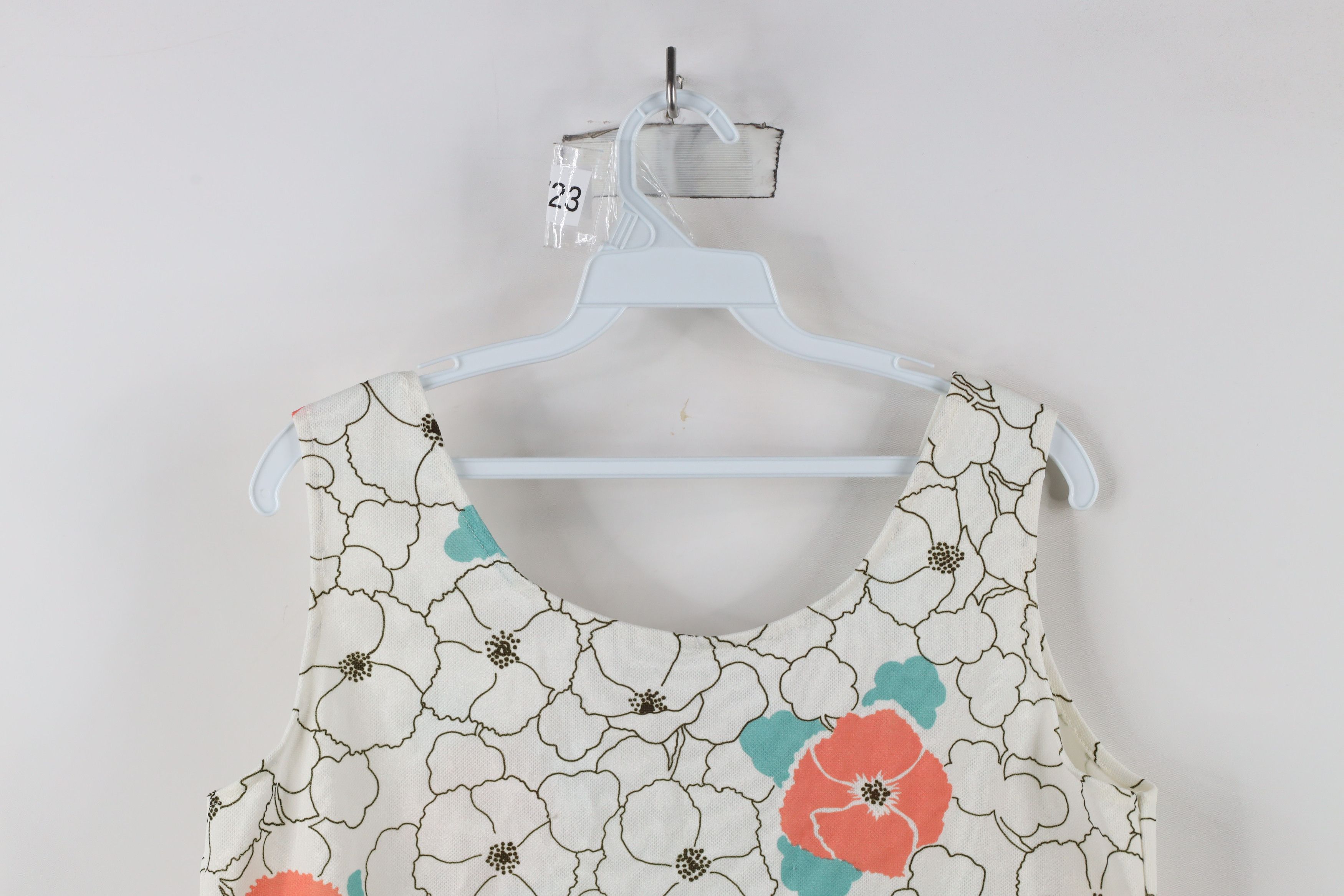 Vintage Vintage 70s Mid Century Modern MCM Flower Tank Top T-Shirt Size XL / US 12-14 / IT 48-50 - 13 Thumbnail