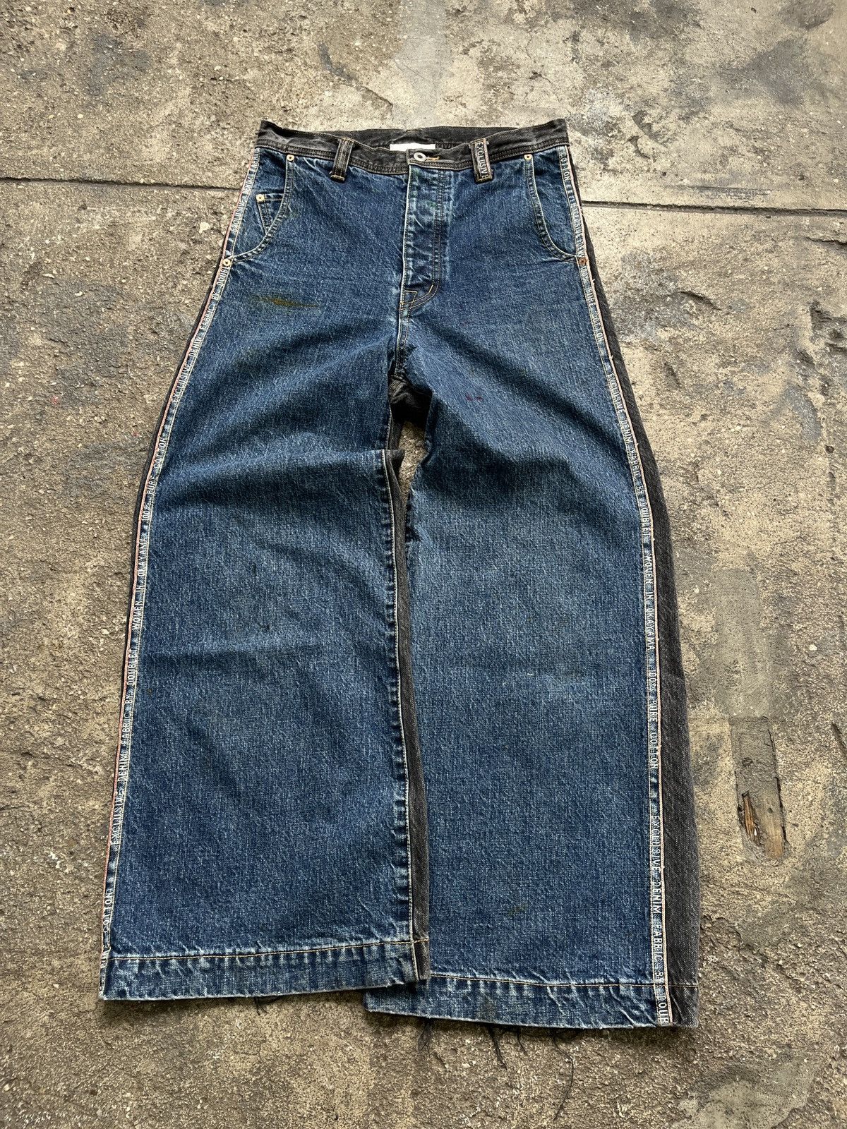 Doublet Doublet AW18 Selvedge Line Jeans (unisex) Size US 31 - 1 Thumbnail