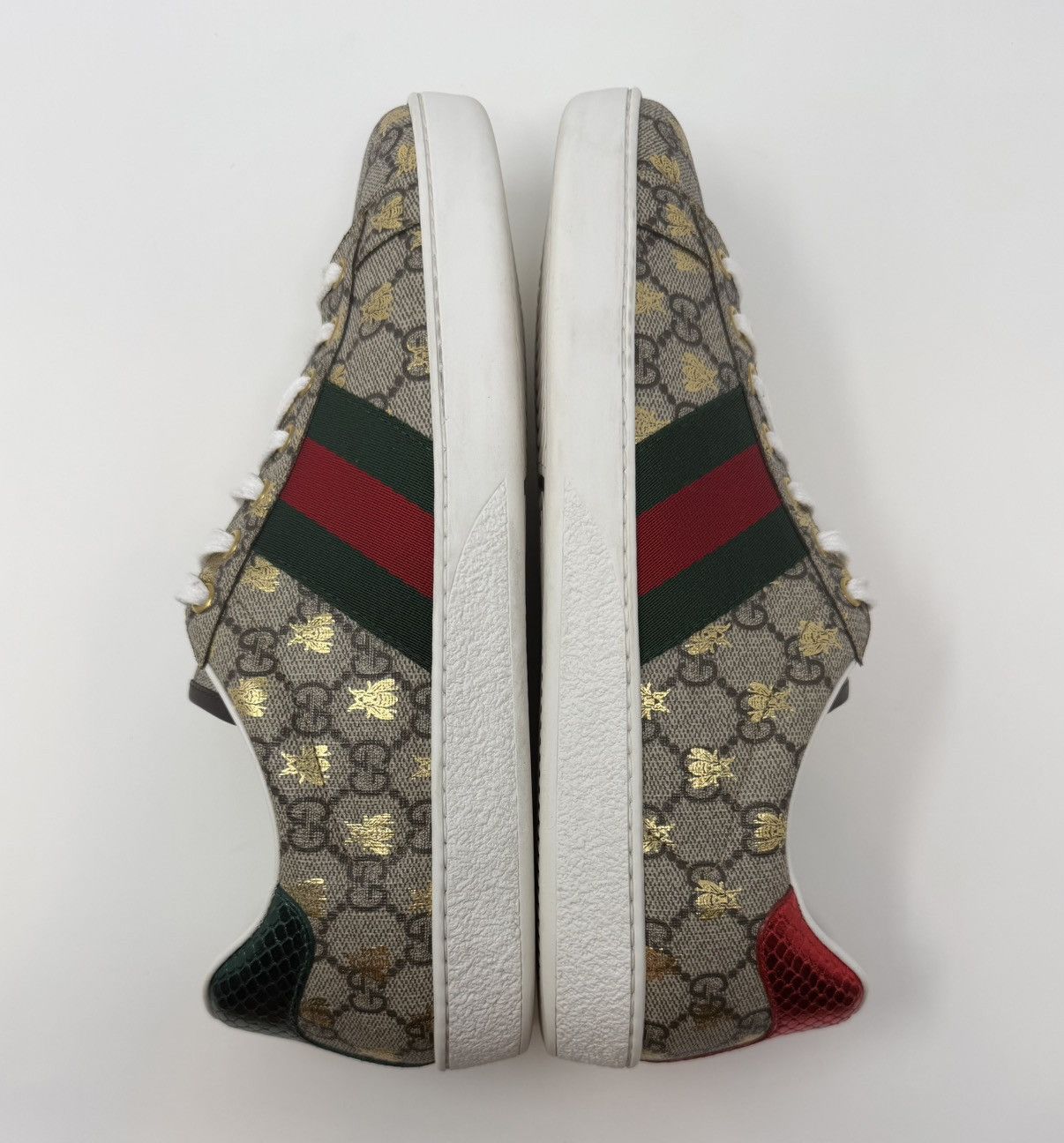 Gucci Gucci Ace GG Supreme Bees Sneaker Size US 10 / EU 43 - 3 Thumbnail