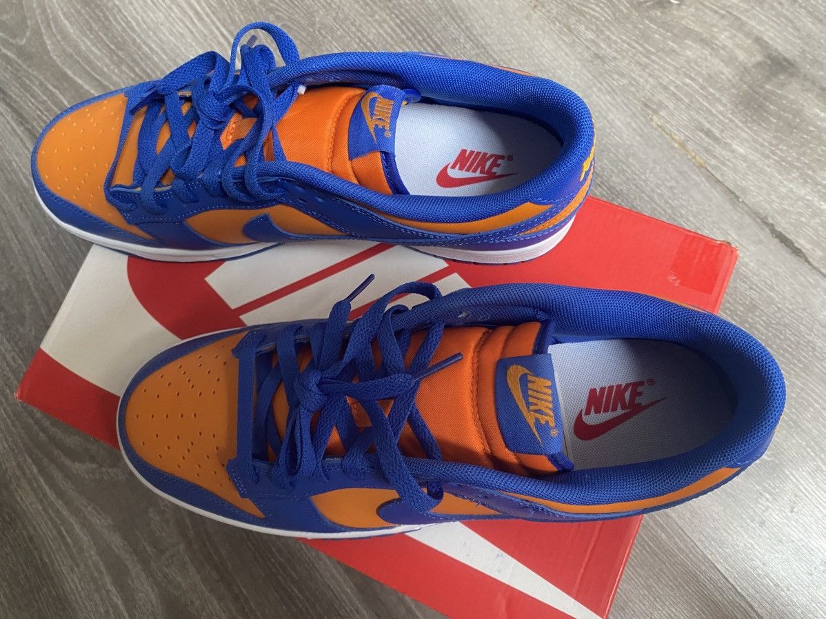 Nike Dunk low Orange/blue 45 11.5 Size US 11.5 / EU 44-45 - 7 Thumbnail