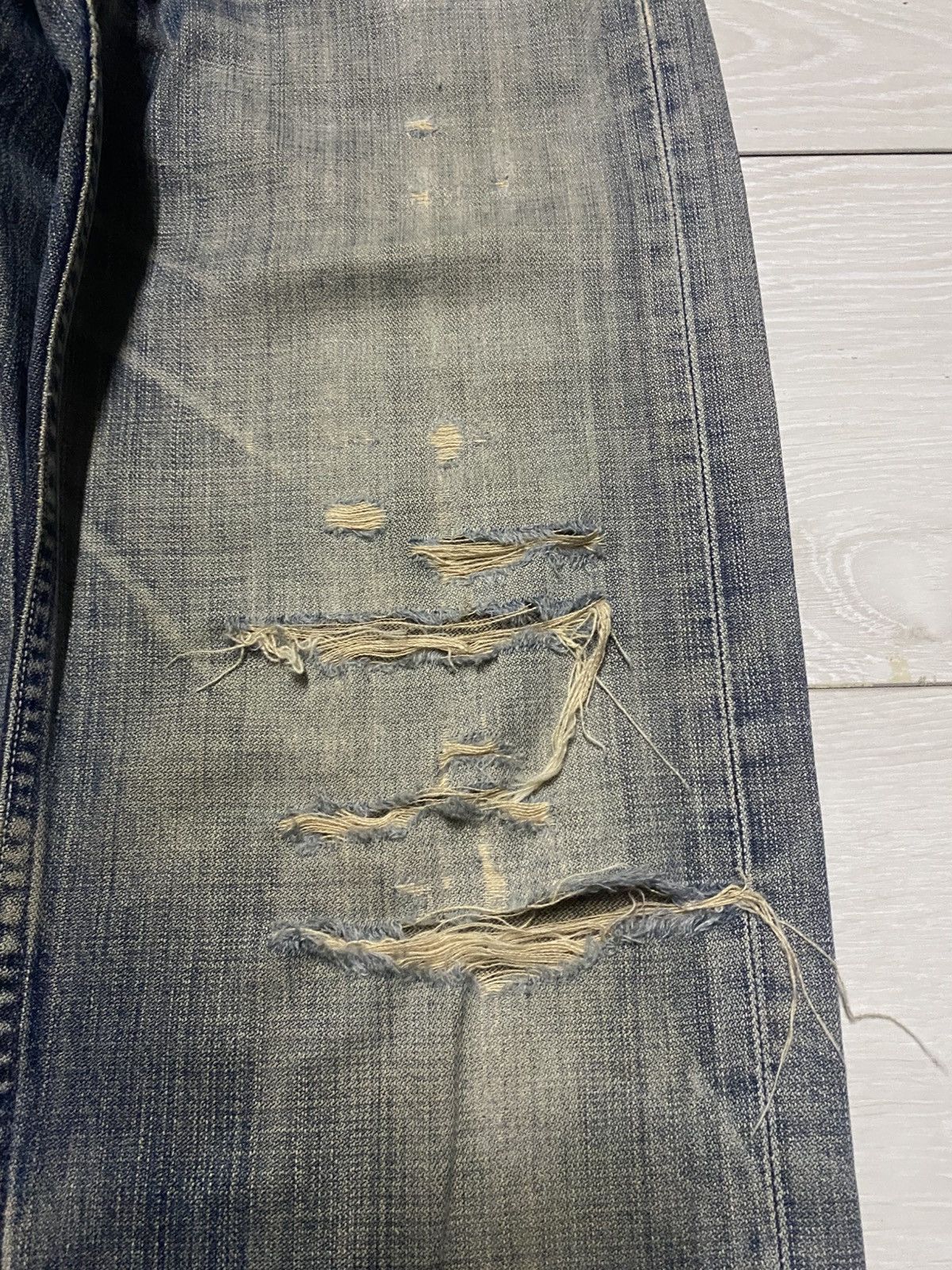Levi's Vintage Levis 503 Top Button J41 Mud Wash Streetwear Jeans Size US 28 / EU 44 - 8 Thumbnail