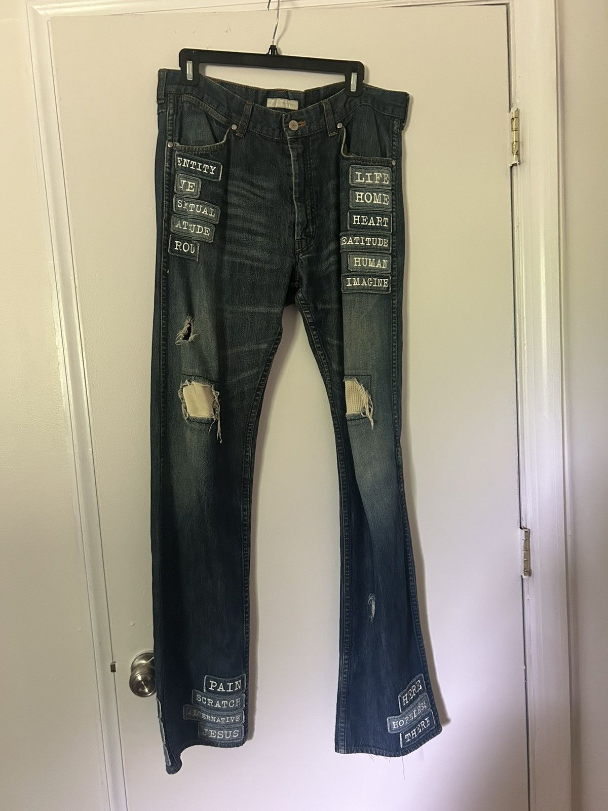 Number (N)ine Number Nine SS02 “The Modern Age” Hipster Pants