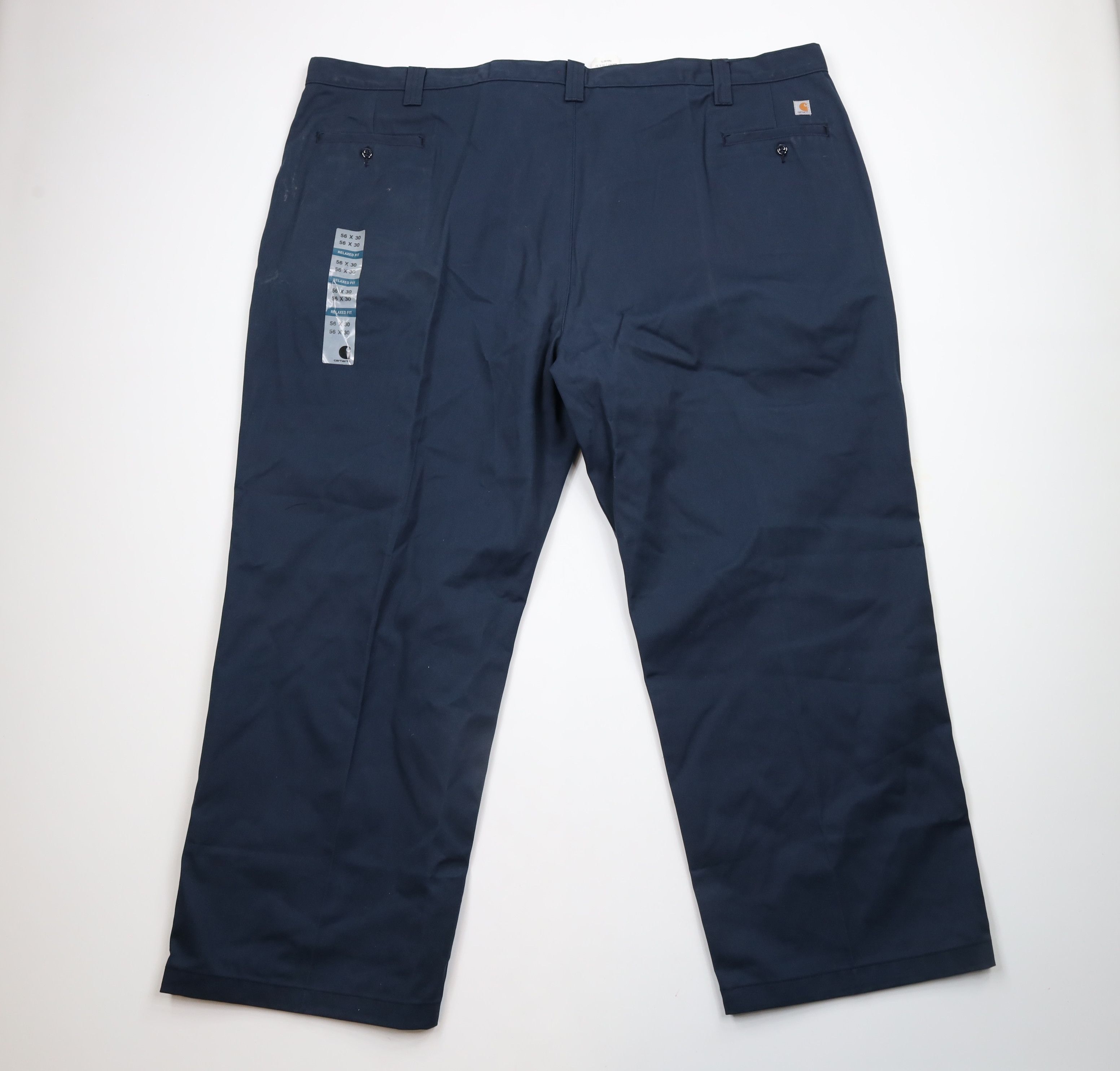 Carhartt × Vintage Deadstock Vintage Carhartt Wide Leg Relaxed Fit Pants Blue Size US 44 / EU 60 - 9 Thumbnail