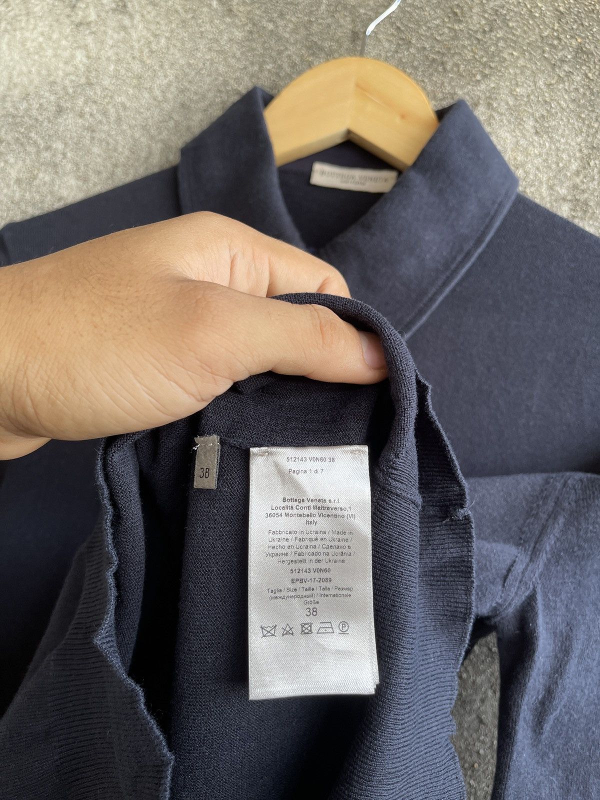 Bottega Veneta Archive🔥BOTTEGA VENETA🔥Uniform Long Sleeve Polo Shirt Size S / US 4 / IT 40 - 12 Thumbnail