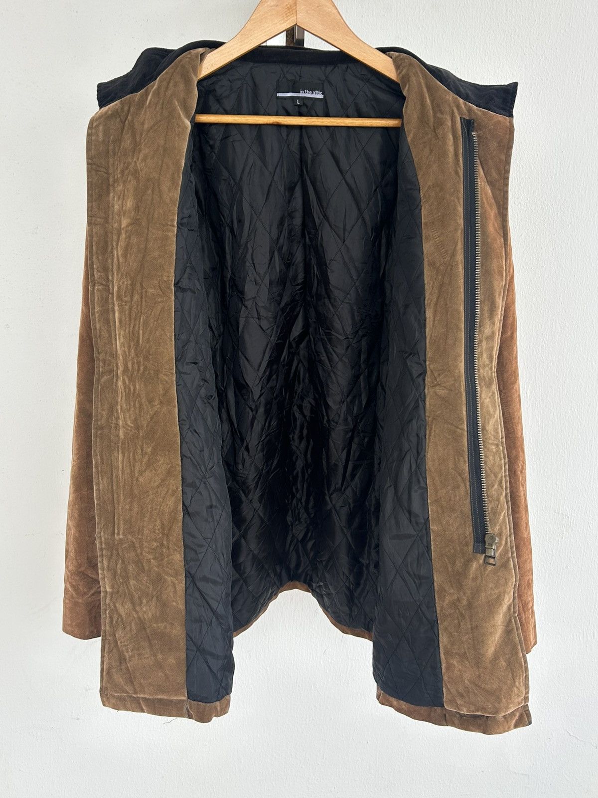 In The Attic Intheattic Vintage Suede Brown Winter Jacket Size US L / EU 52-54 / 3 - 8 Thumbnail