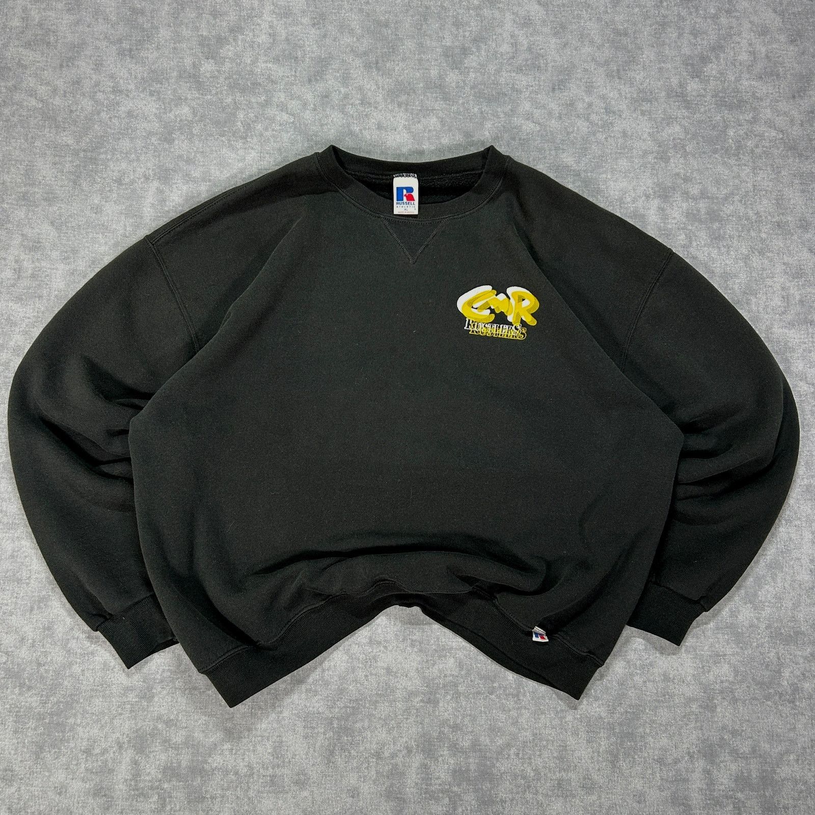 Russell Athletic VTG Russell CMR Rustlers black athleisure sweatshirt mens XL Size US XL / EU 56 / 4 - 1 Thumbnail