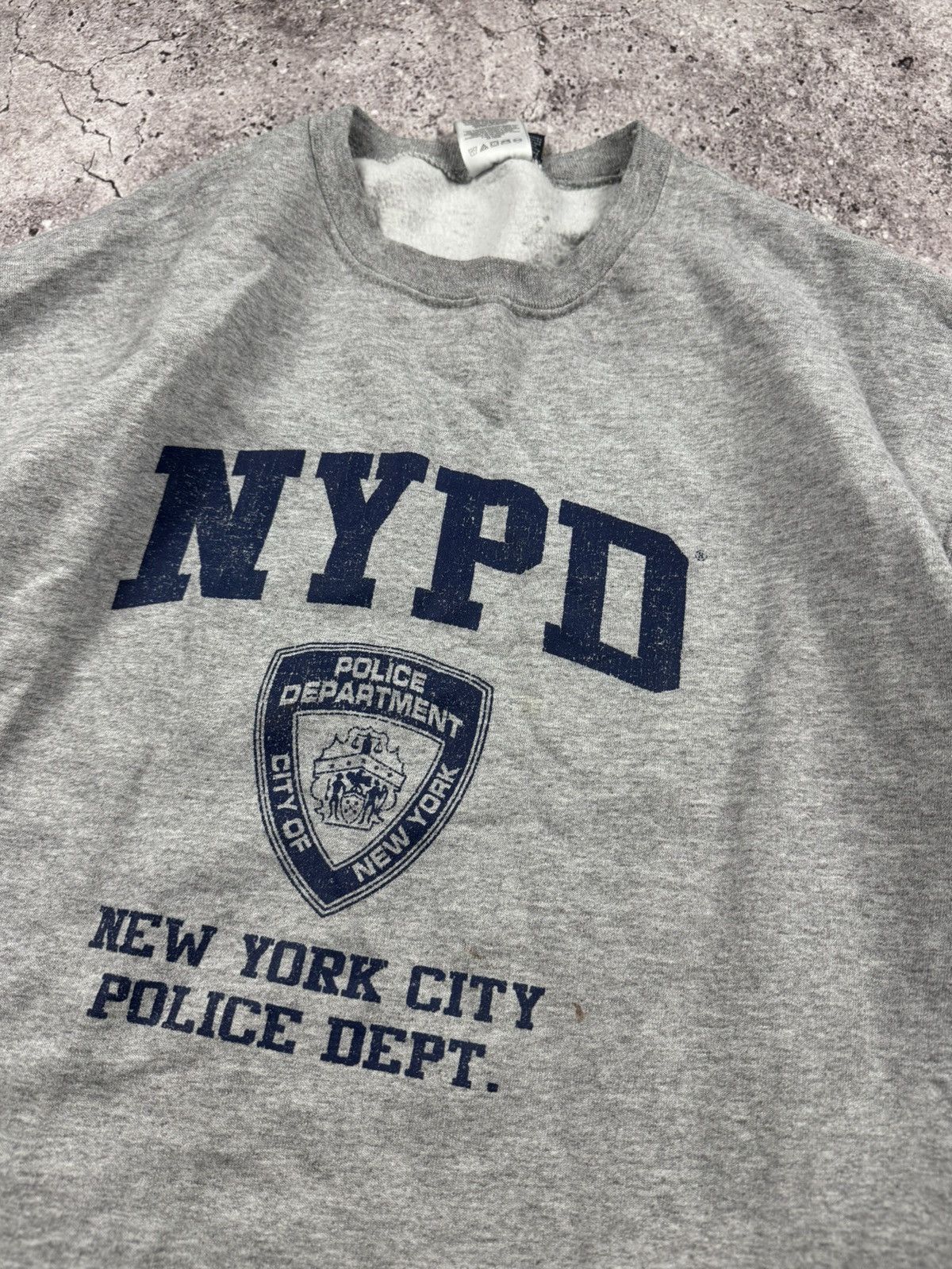 Jerzees Vintage Jerzees Drop Shoulder Fit NYPD Sweatshirt 90’s rare Size US M / EU 48-50 / 2 - 4 Thumbnail