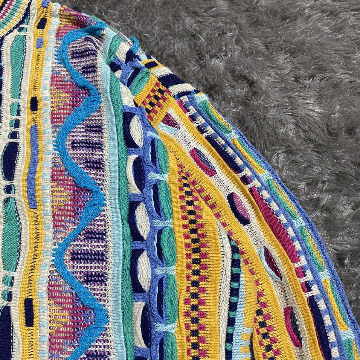 Coogi Vintage 90s Modigliani Coogie Style 3D Knit Sweater Size US L / EU 52-54 / 3 - 3 Thumbnail