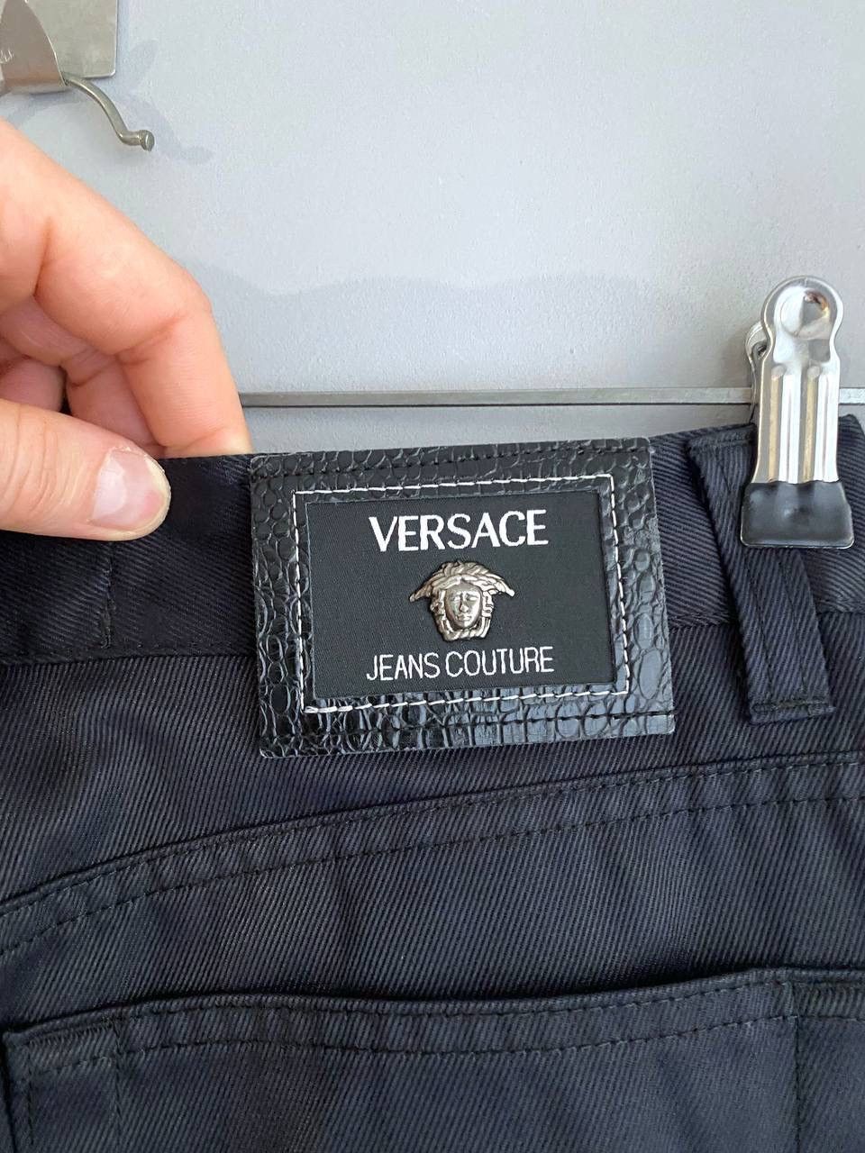 Versace Jeans Couture Vintage Versace Jeans Couture Men's Wide Leg Jeans, W29 L30 Size US 29 - 15 Thumbnail