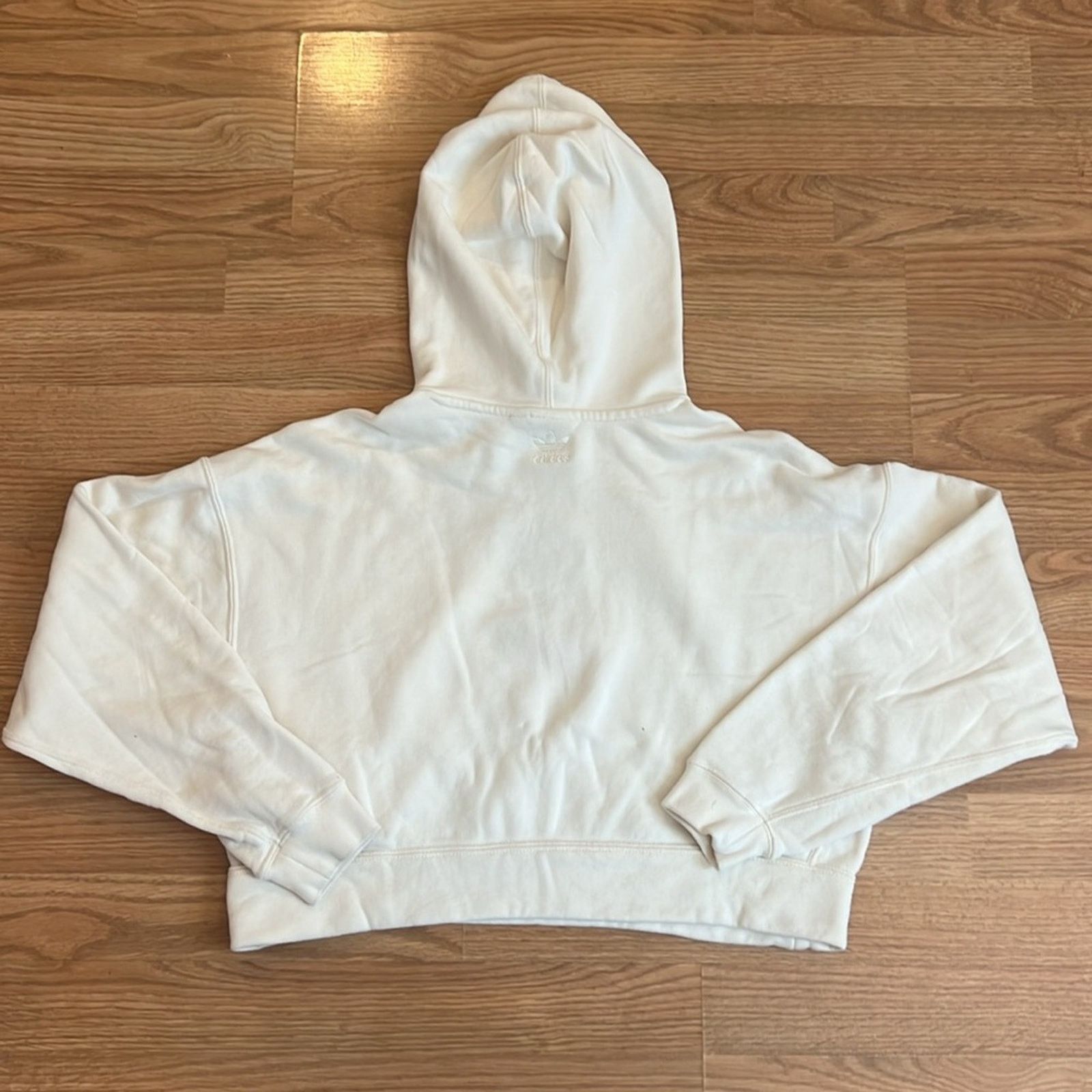 Adidas Adidas Adicolor Essentials x Egle Womens No-Dye Crop Hoodie Size XS / US 0-2 / IT 36-38 - 8 Thumbnail