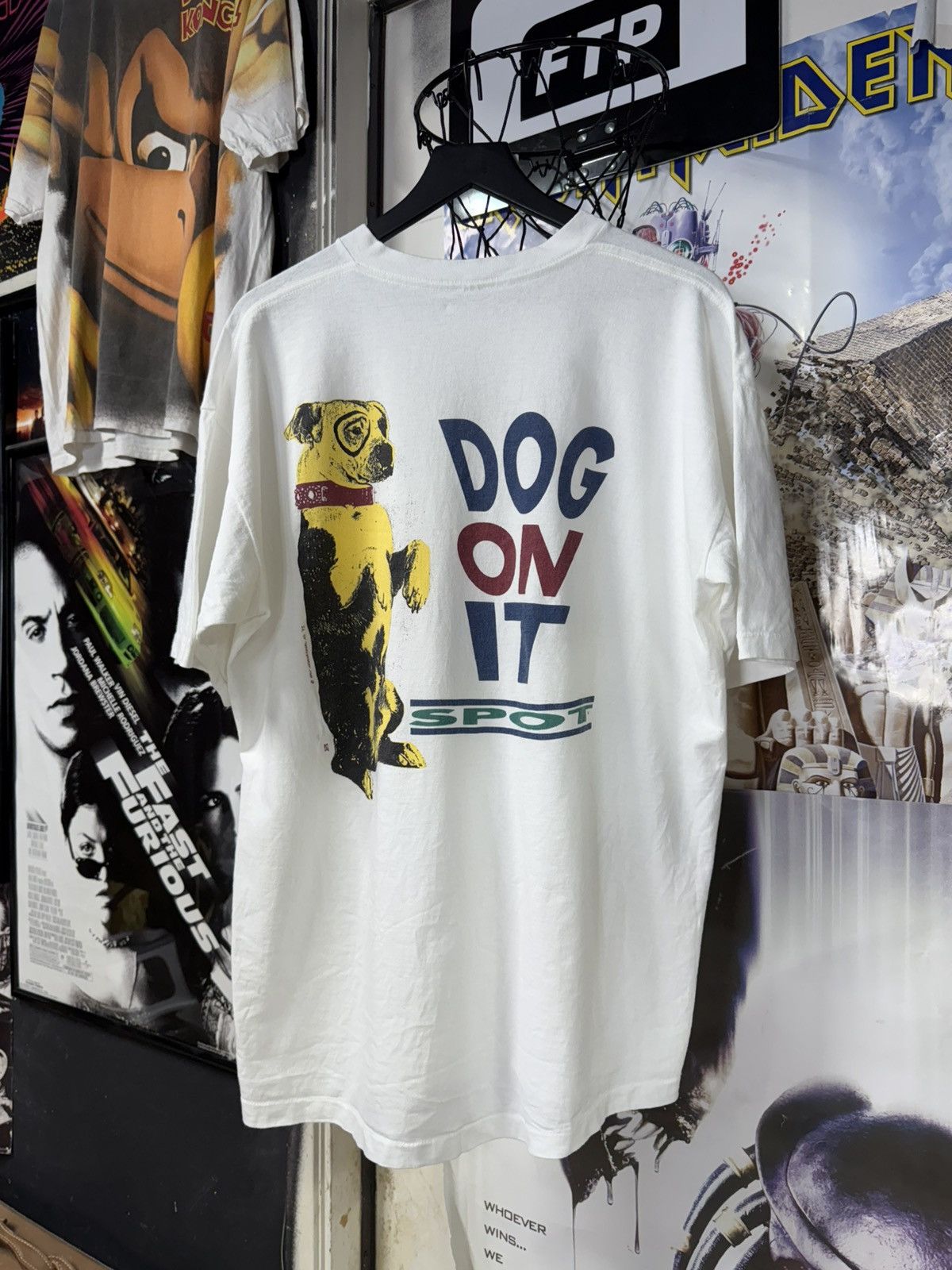 Vintage 90’s Little Rascals Movie Dot Dog Tee Shirt XLarge