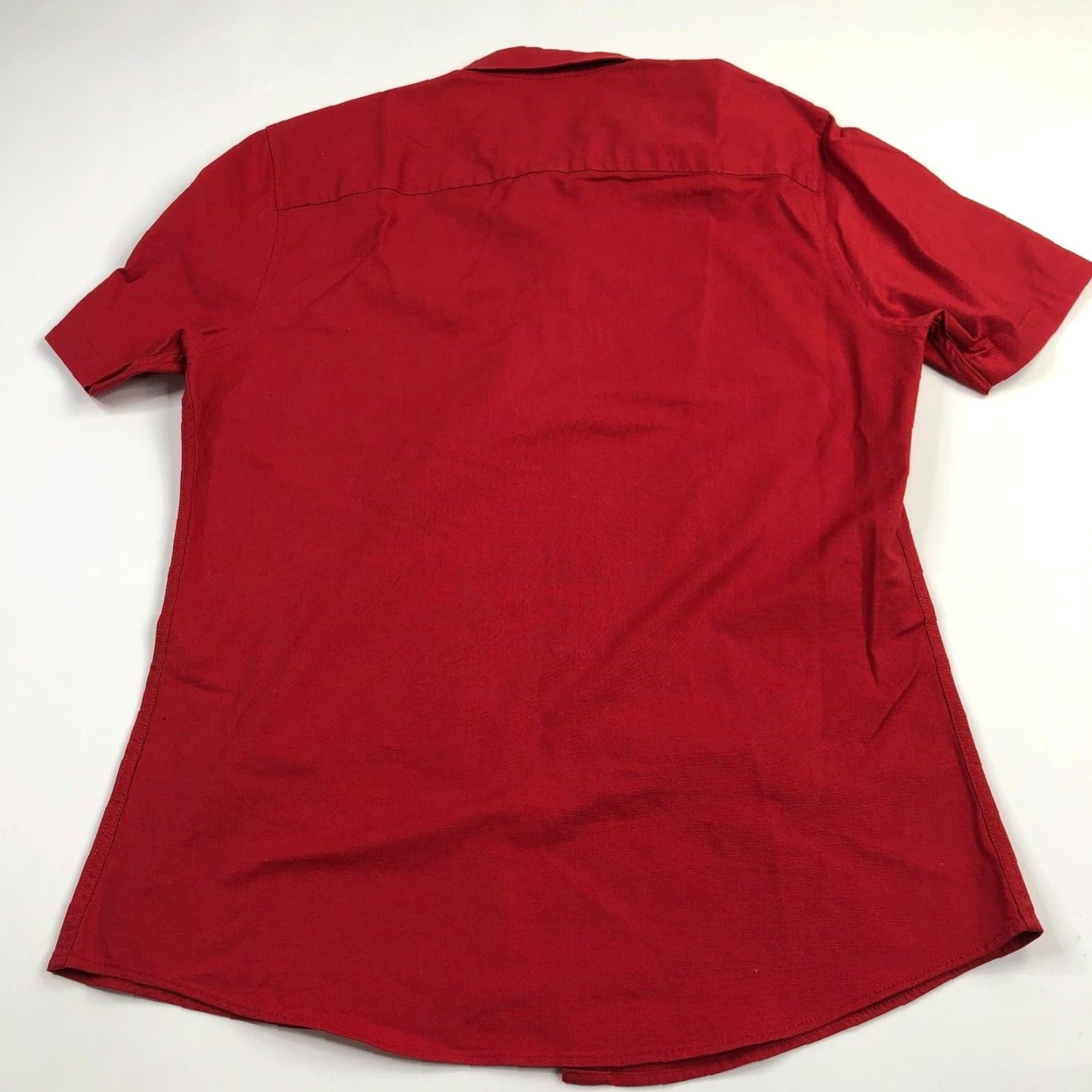 Topman Topman Shirt Mens Large Short Sleeve Red Cotton EUC Casual Party/Cocktail Hawaiian Button-Up Collared Size US L / EU 52-54 / 3 - 2 Thumbnail