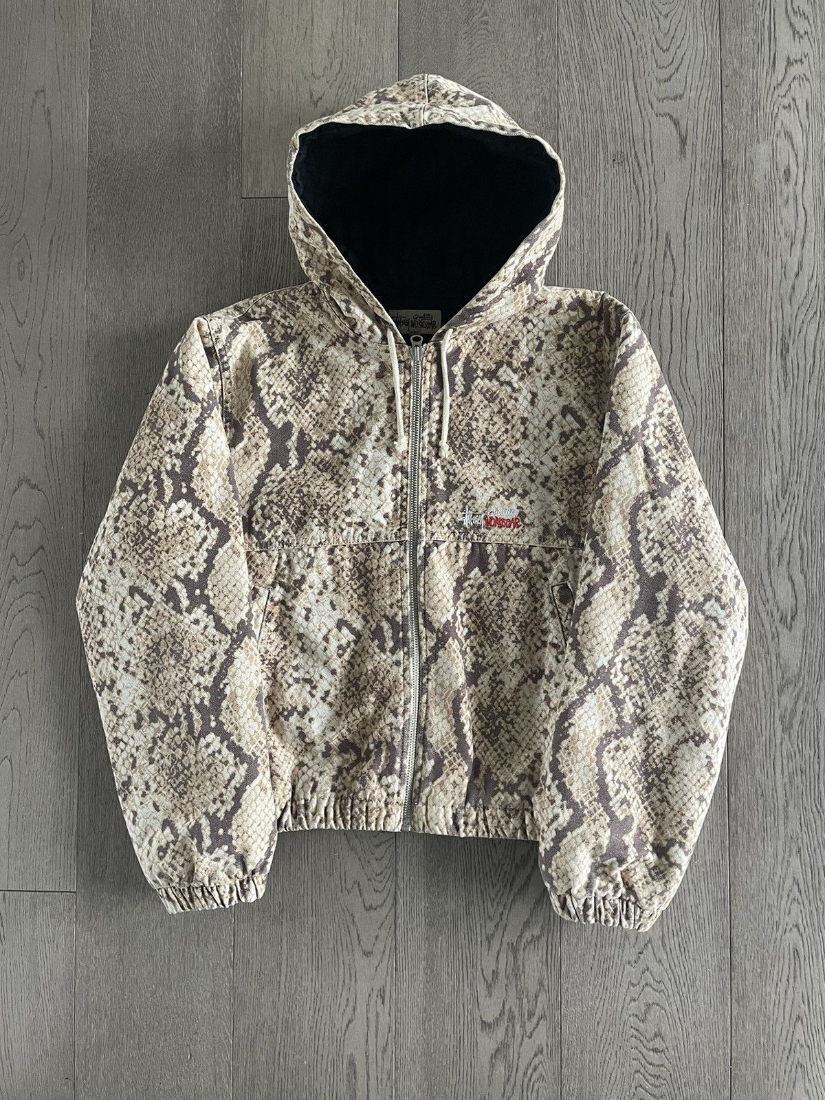 Designer × Streetwear × Stussy Stussy Canvas Insulated Work Jacket 