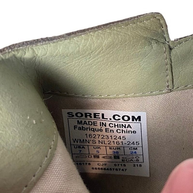 SOREL Sorel NL2161-245 Brn Leather Ankle Chelsea Boots W Sz 7 Size US 7 / IT 37 - 6 Thumbnail