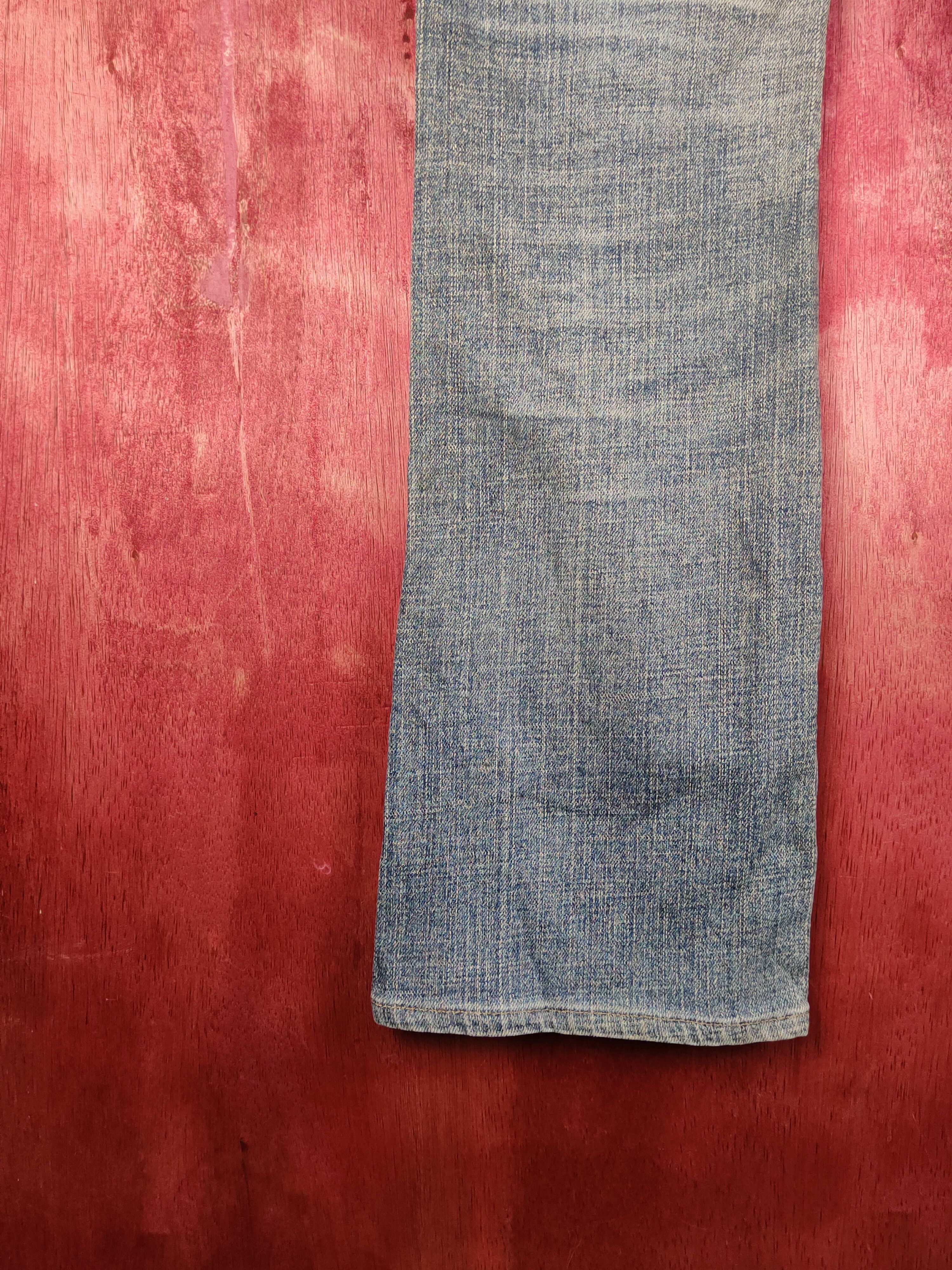 Japanese Brand DL Georgia Love Blue Faded Multipocket Denim #S1582 Size 26" / US 2 / IT 38 - 9 Thumbnail