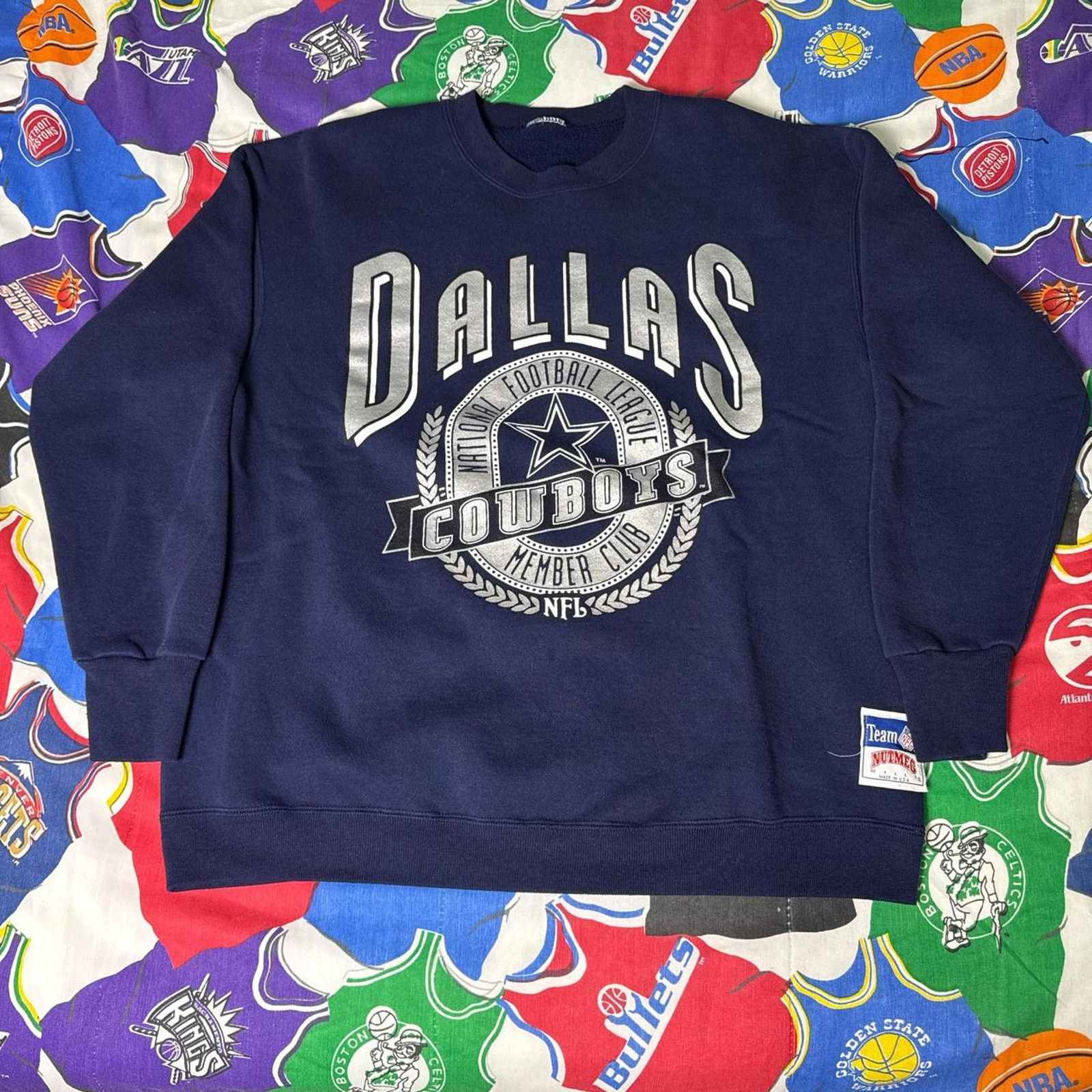 Nutmeg × Vintage VTG 1990s NFL Dallas Cowboys Super Bowl Football Mens Sz XL Size US XL / EU 56 / 4 - 1 Thumbnail