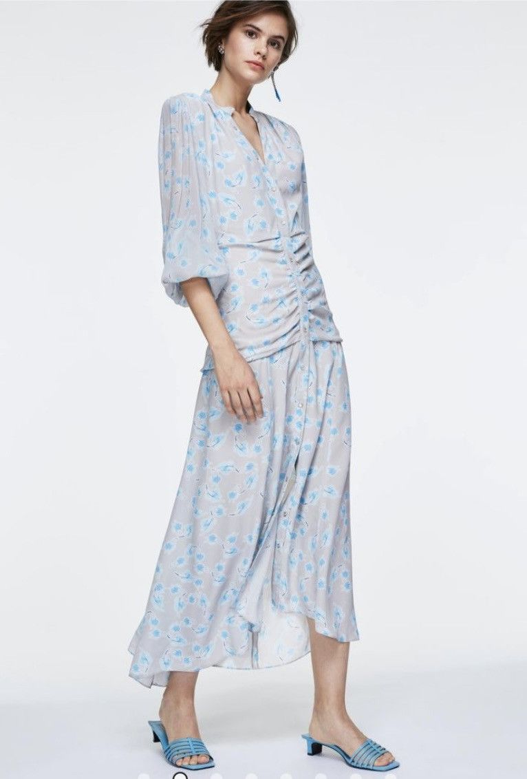 DOROTHEE SCHUMACHER Dorothee Schumacher silk leaves floral maxi dress gown L Size L / US 10 / IT 46 - 2 Thumbnail