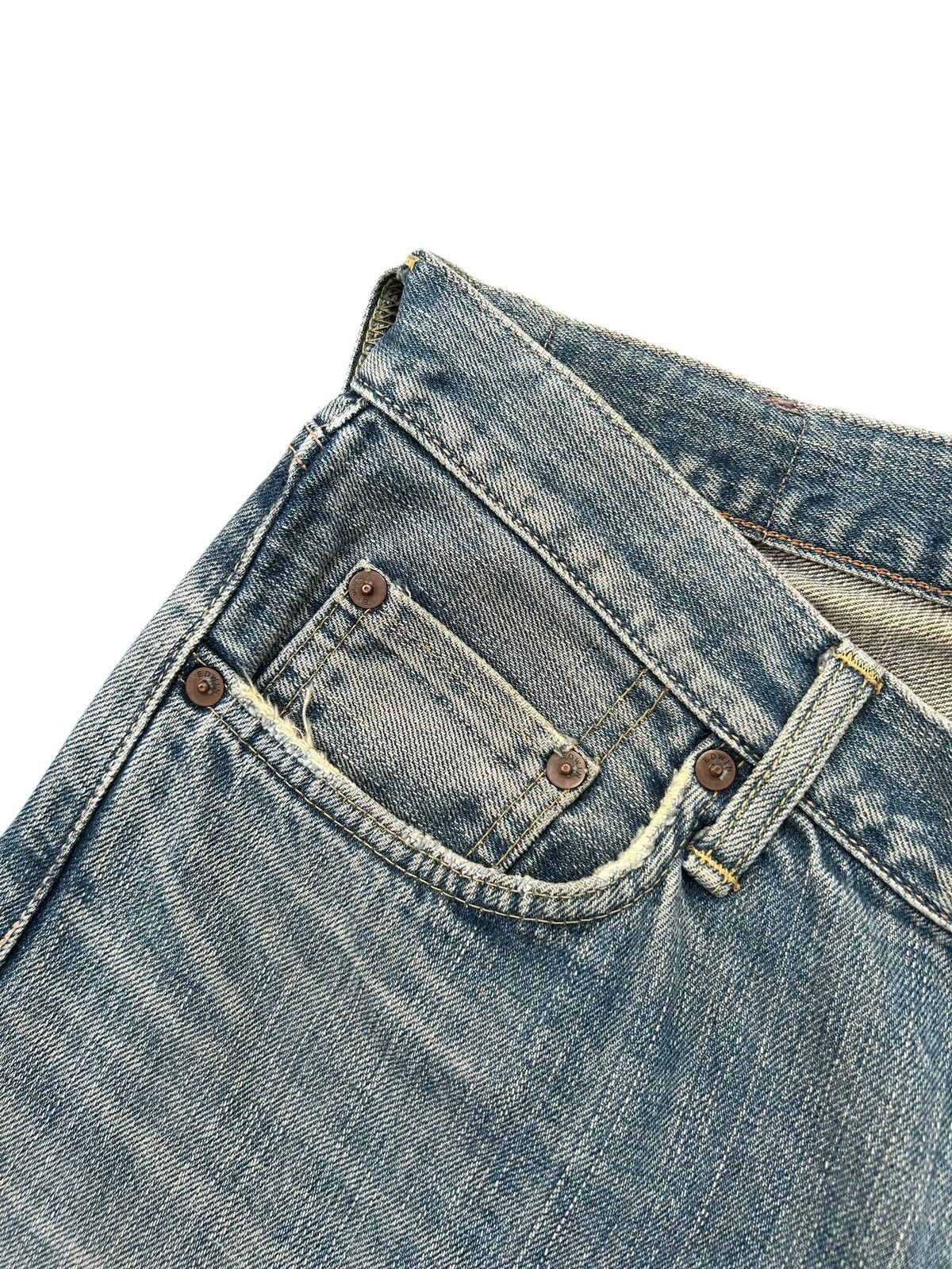 Kapital Vintage Edwin 505xx Selvedge Rusty Distressed Denim Jeans Size US 33 - 5 Thumbnail