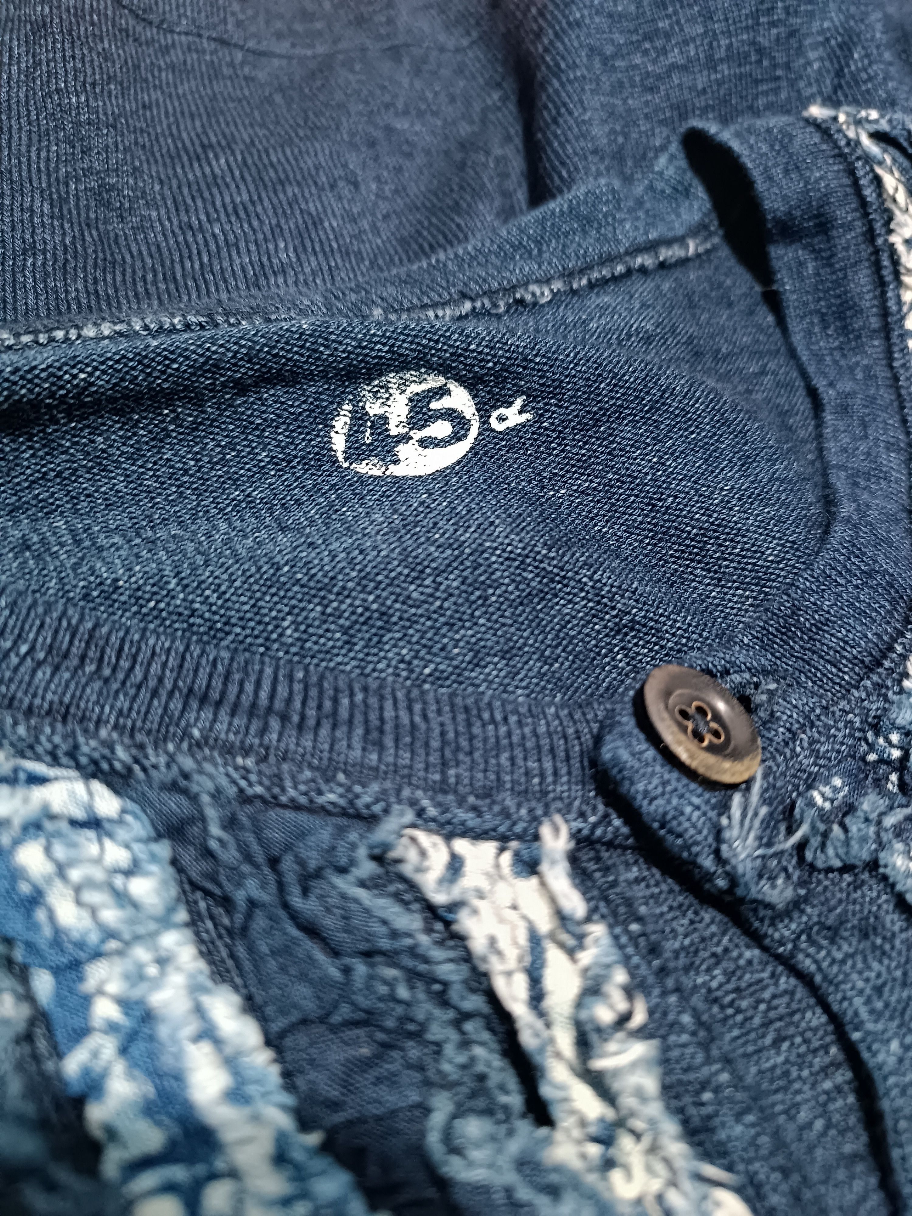 45rpm 45rpm Indigo Dyed Cotton Knit Cardigan Denim Cut Size M / US 6-8 / IT 42-44 - 8 Thumbnail