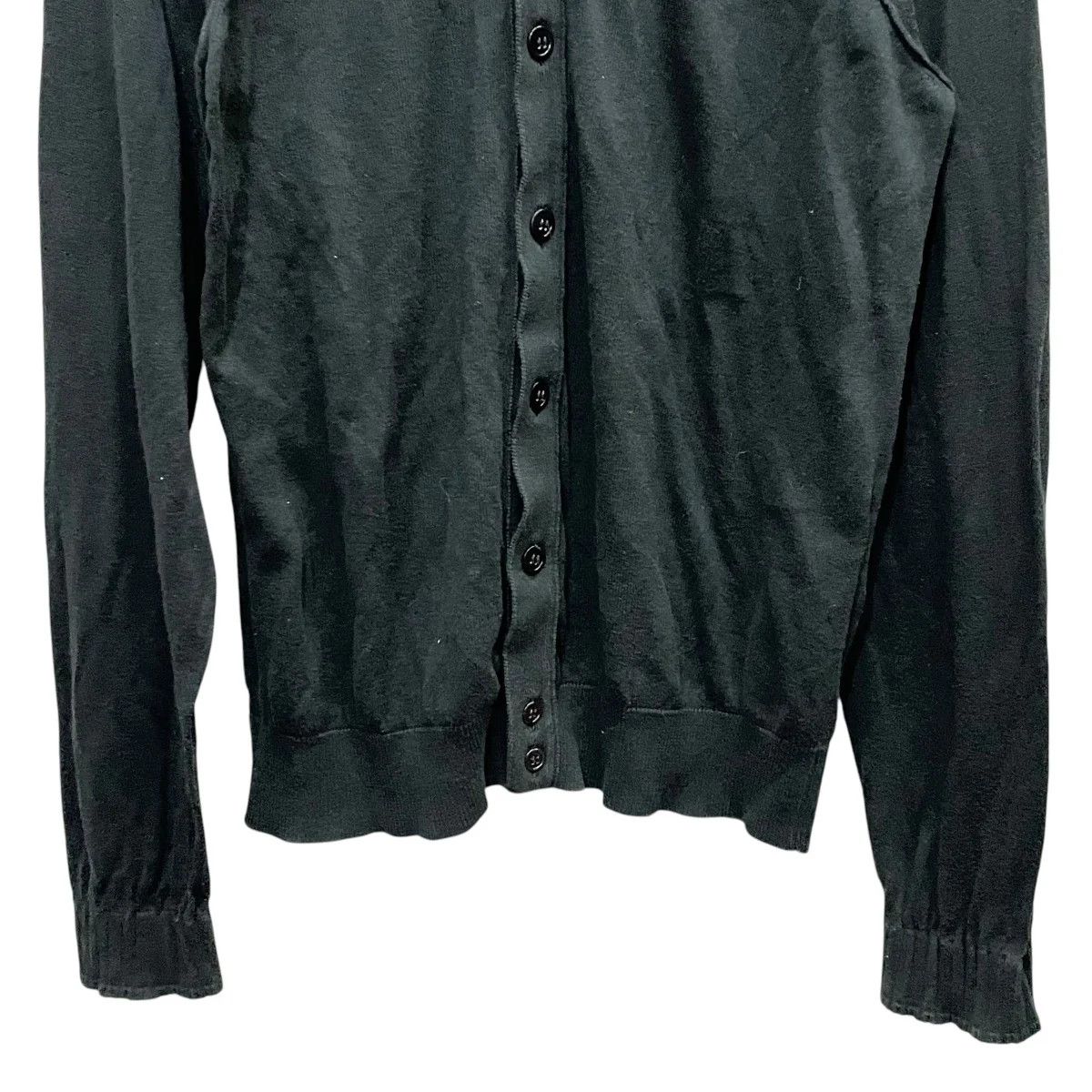 Yohji Yamamoto Cotton Raglan Knit Cardigan Size US L / EU 52-54 / 3 - 4 Thumbnail