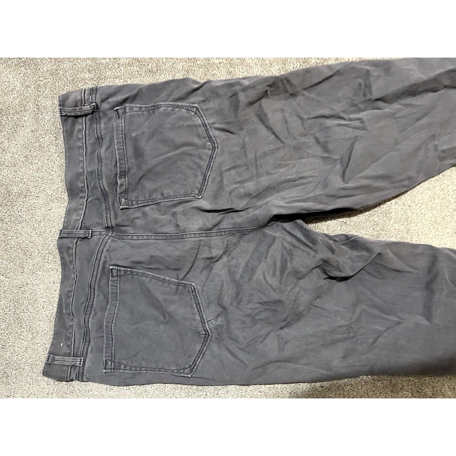 Loft LOFT Women’s High Waist Legging Jeans Gray Size 16 Slim 5-Pocket Denim Stretch Size 38" / US 16 / IT 52 - 4 Thumbnail