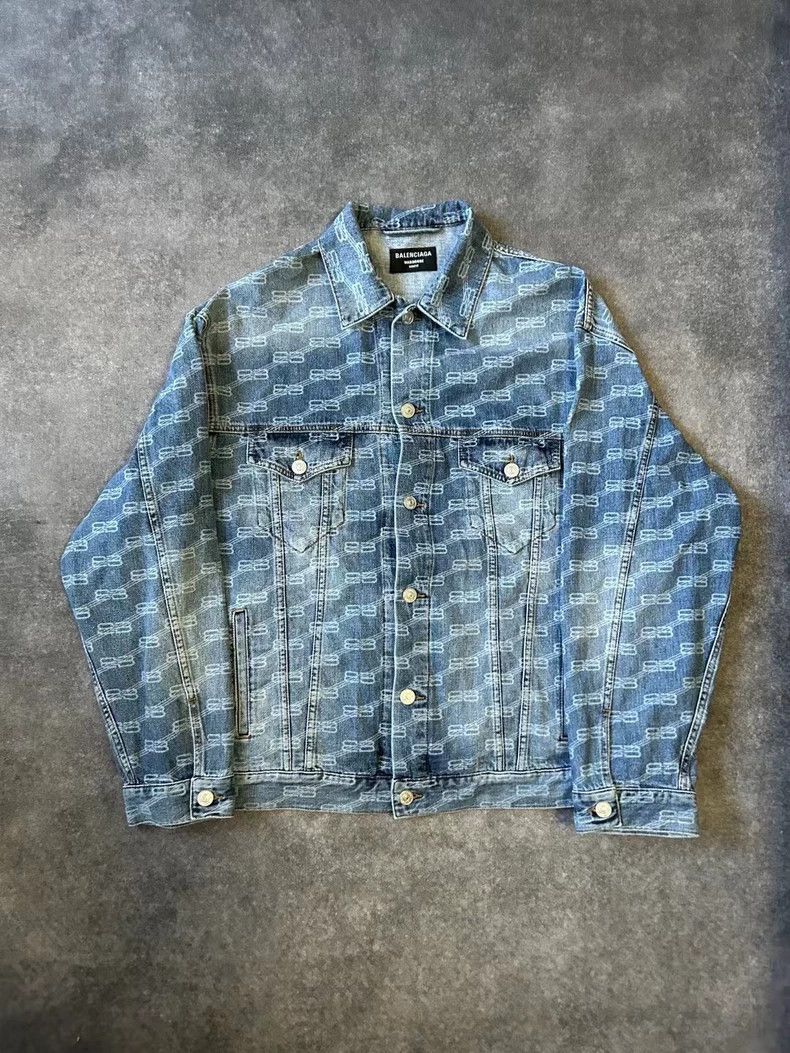 Balenciaga Balenciaga denim jacket Size US M / EU 48-50 / 2 - 1 Thumbnail