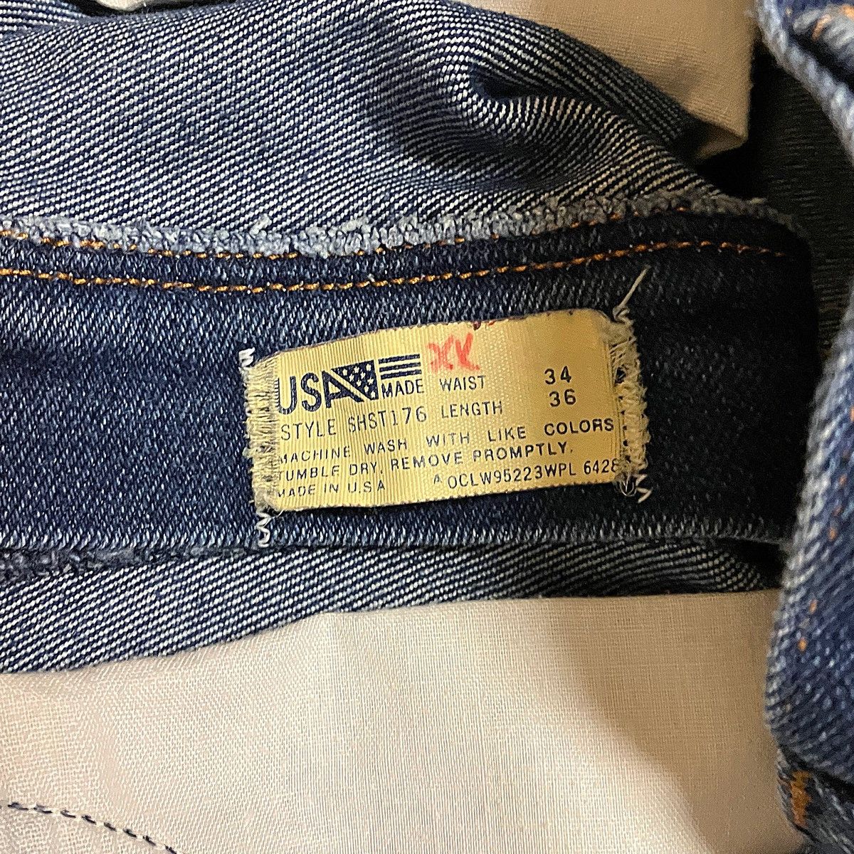 Vintage Vintage 70’s Jeans Size US 34 / EU 50 - 4 Thumbnail