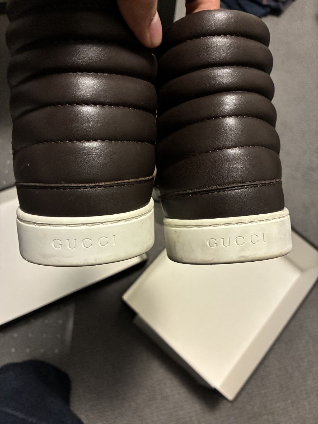Gucci Gucci High Tops Size US 8 / EU 41 - 8 Thumbnail