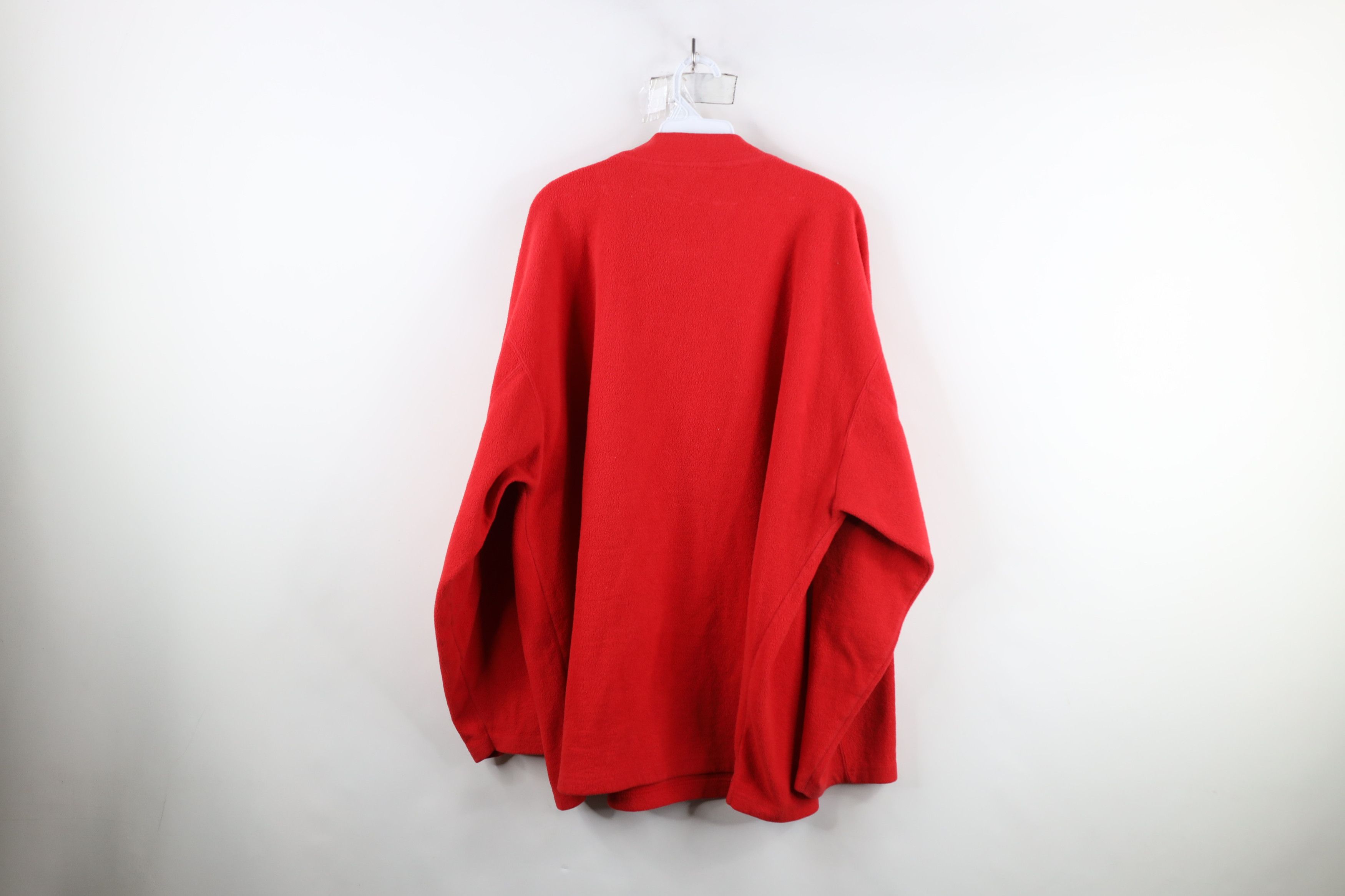 Vintage Vintage 90s University of Nebraska Fleece Sweatshirt Red Size US XXL / EU 58 / 5 - 12 Thumbnail