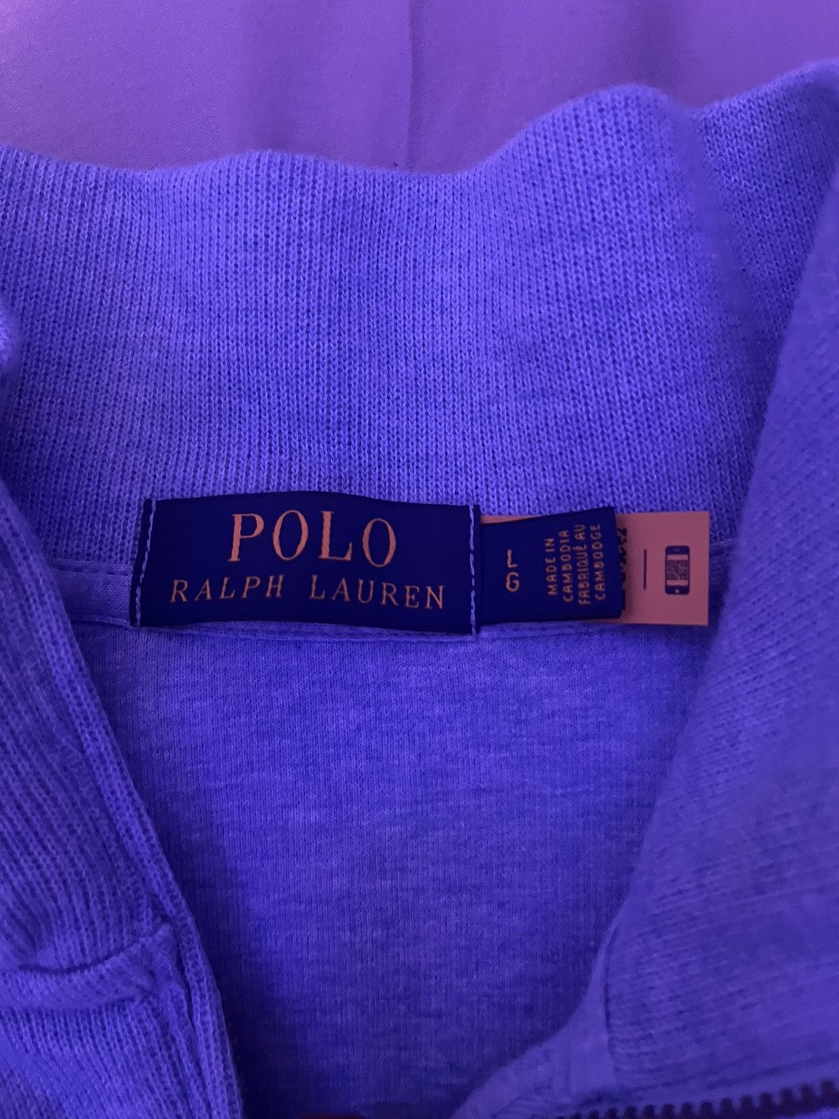 Polo Ralph Lauren Polo Ralph Lauren baby blue quarter zip Size US L / EU 52-54 / 3 - 4 Thumbnail
