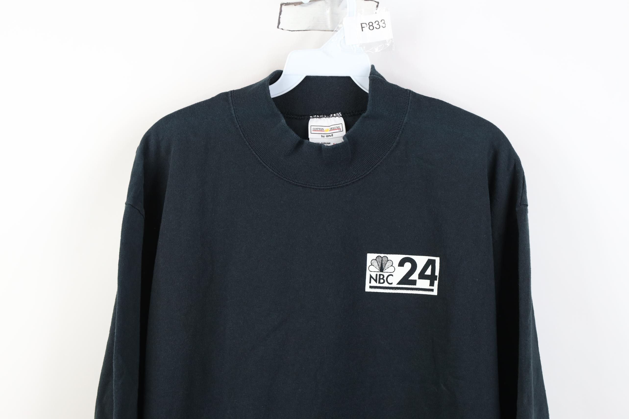 Vintage Vintage 90s Y2K Cook's And the Kitchen Mock Neck T-Shir Size US L / EU 52-54 / 3 - 2 Thumbnail