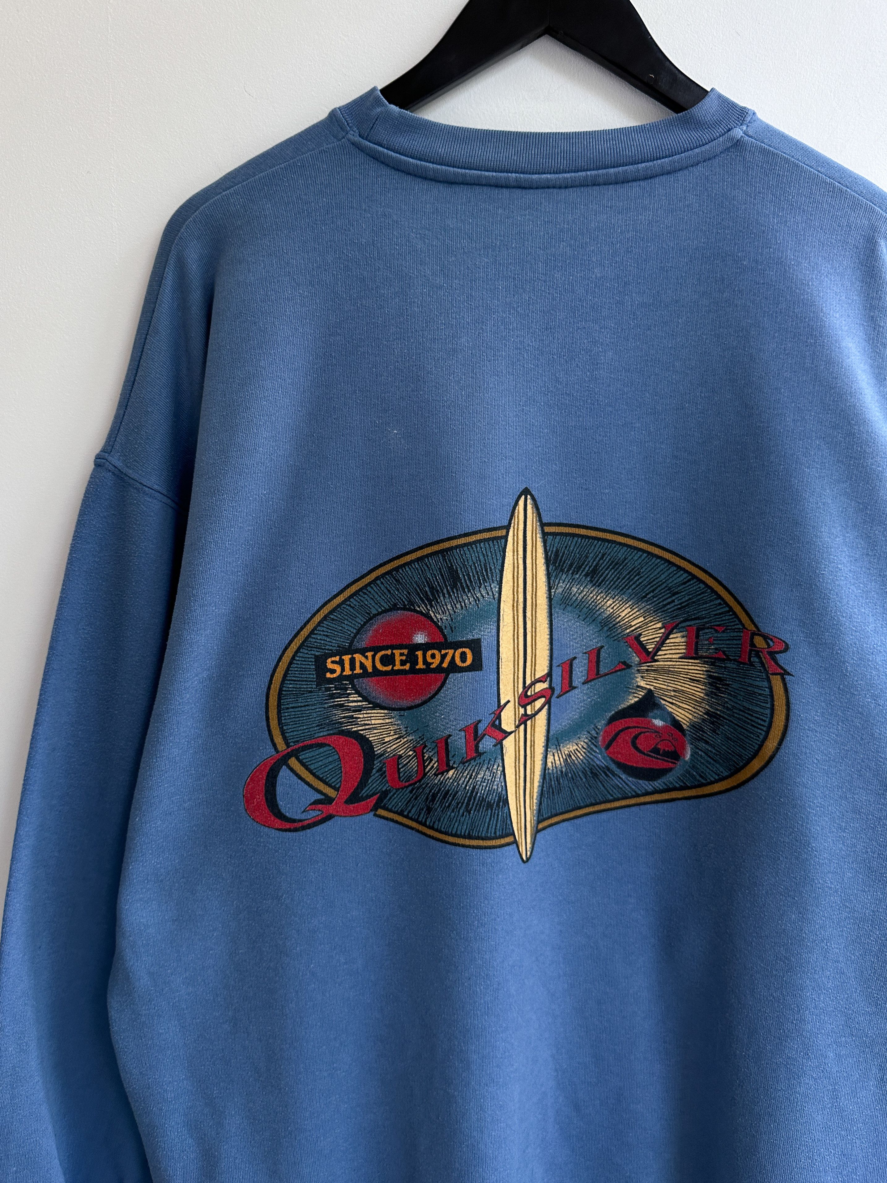 Quicksilver Vintage 90s Quiksilver Buggy Fit Sweatshirt Pullover Size US XL / EU 56 / 4 - 4 Thumbnail