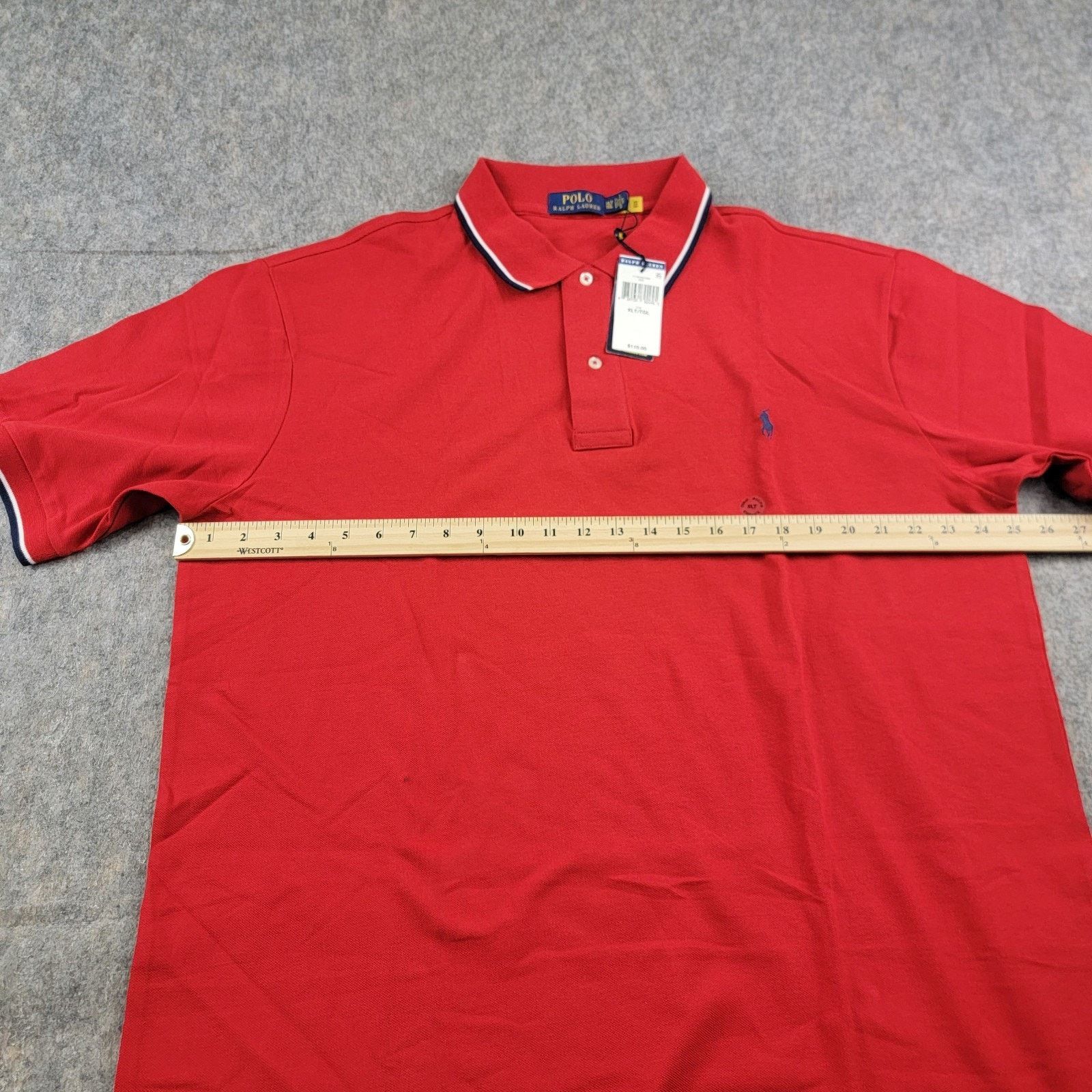 Polo Ralph Lauren Polo Ralph Lauren Mens Tipped Collar Polo Shirt NWT $110 Size US XL / EU 56 / 4 - 3 Thumbnail