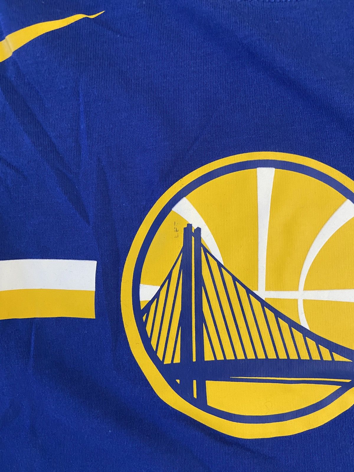 NBA × Nike Nike NBA Warriors T-Shirt Size US XL / EU 56 / 4 - 2 Thumbnail