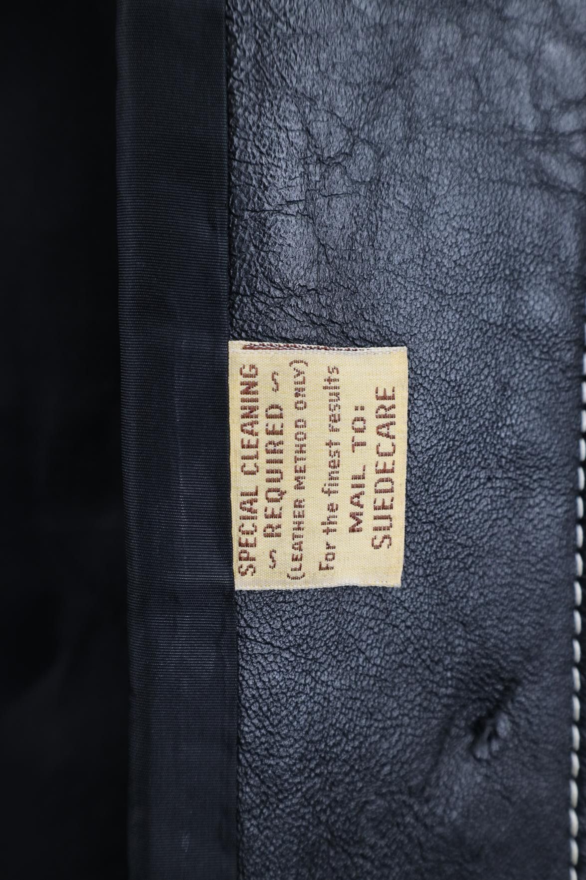 Vintage Vintage 70s Streetwear Leather Trench Coat Jacket Black Size L / US 10 / IT 46 - 13 Thumbnail